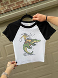 Alligator Cowboy Baby Tee