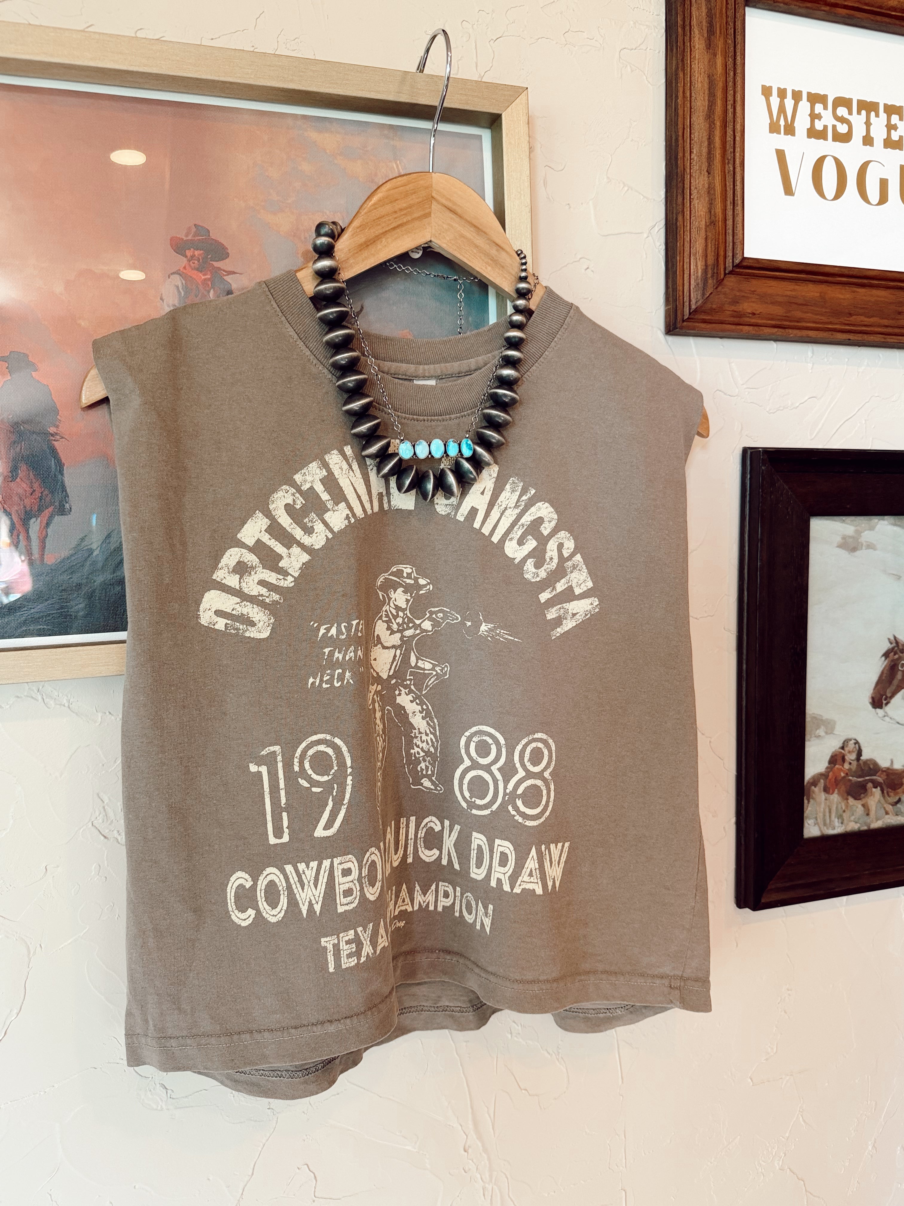 The Original G Cowboy Muscle Tee