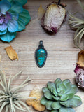 MJ Pendant - Teardrop Turquoise - Fit 6mm