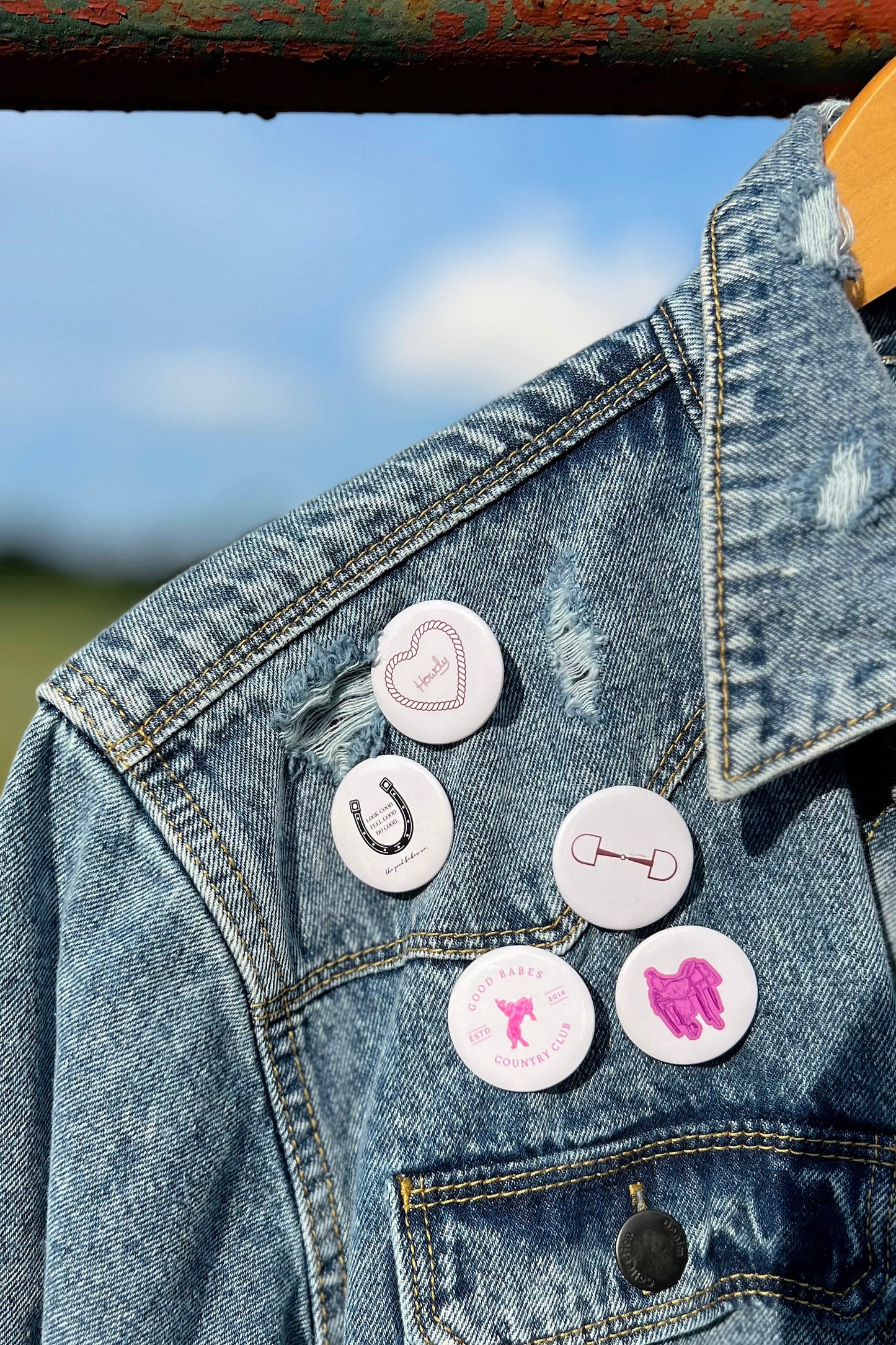 The GBCO High Class Cowgirl Pins