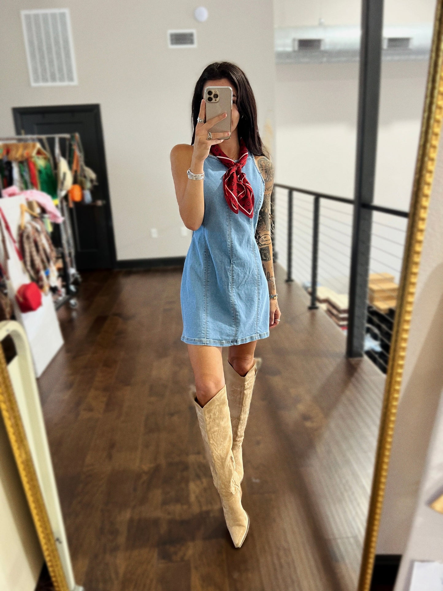 The Luna Denim Dress