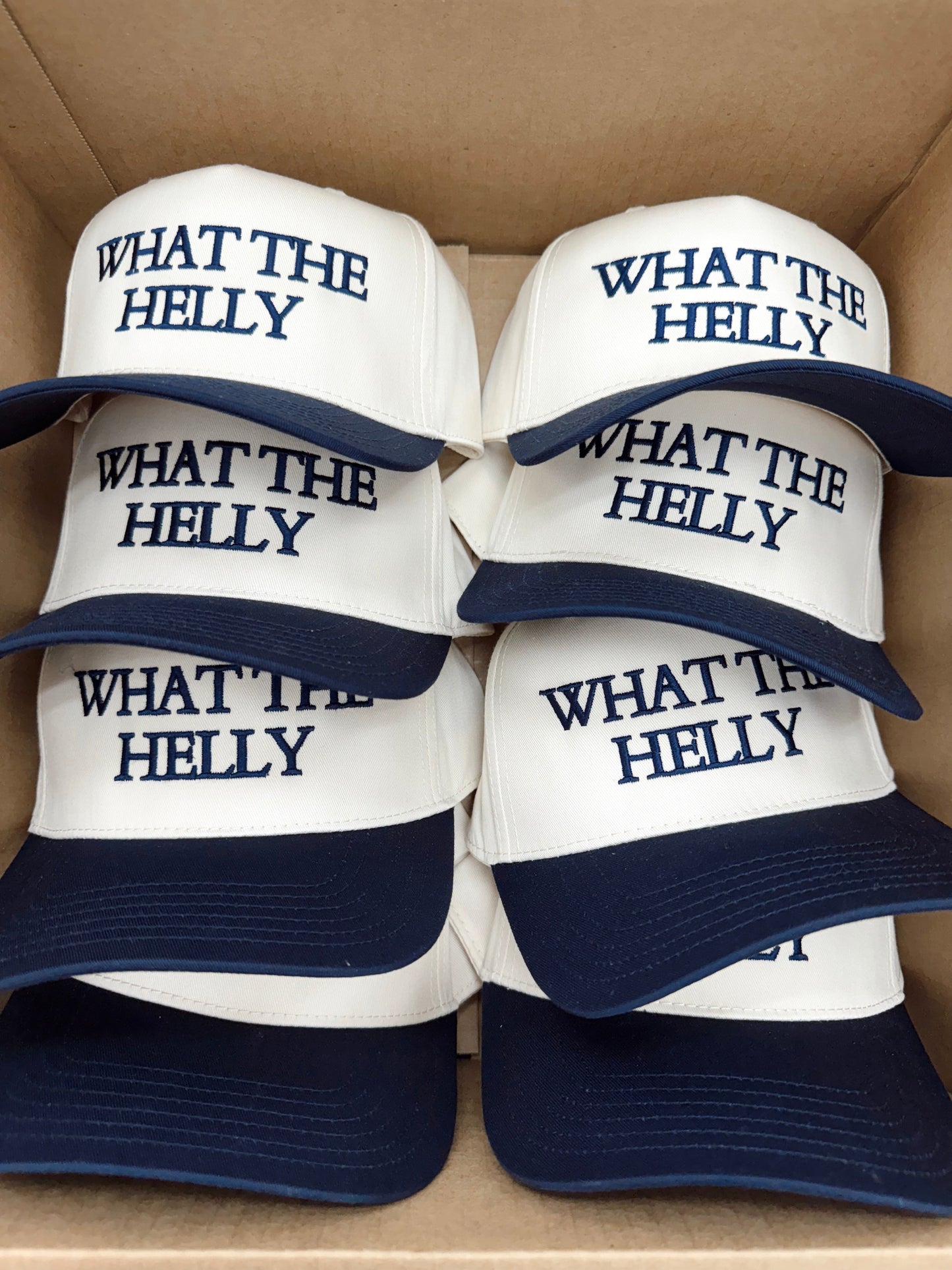 What the Helly - Navy Vintage Trucker Hat