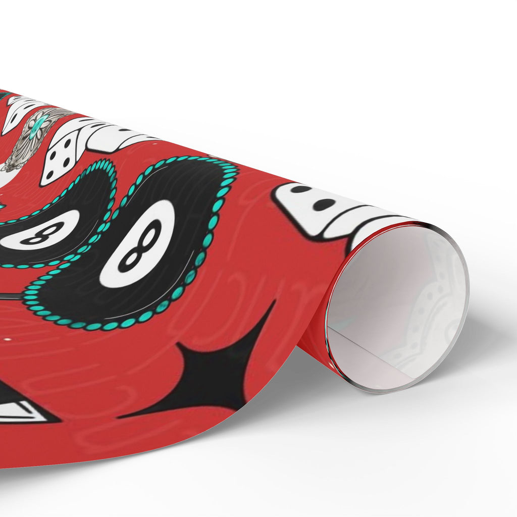 Casino Games Wrapping Paper