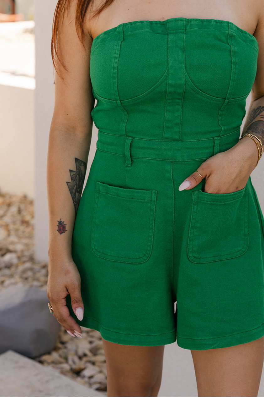 The Millie Denim Romper