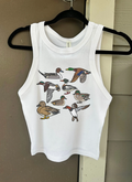 Duck Collage Cropped Tank