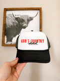 GOD'S COUNTRY CAP: BLACK