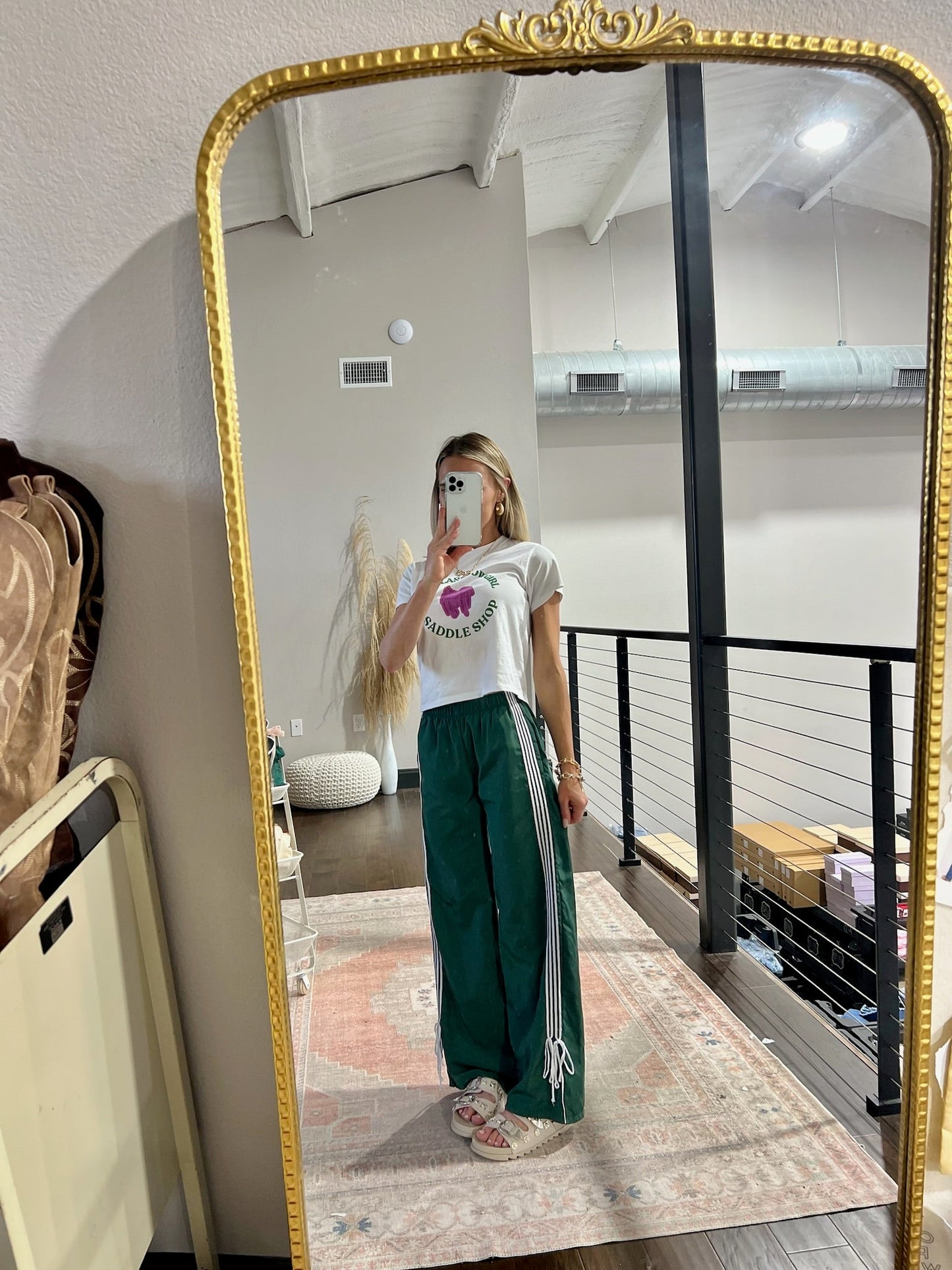 The Sierra Track Pant in Green