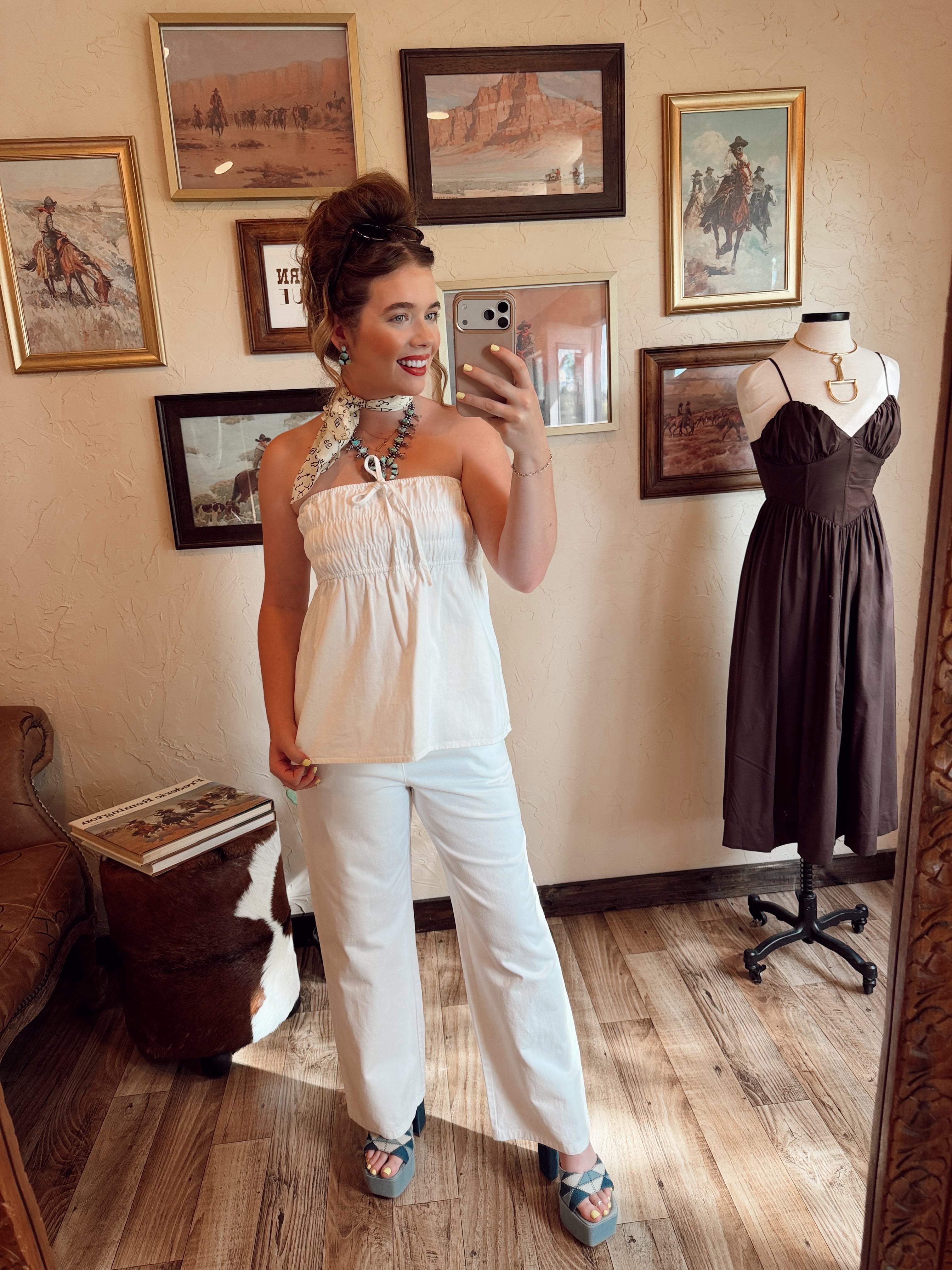 The Banning Denim Pant Set