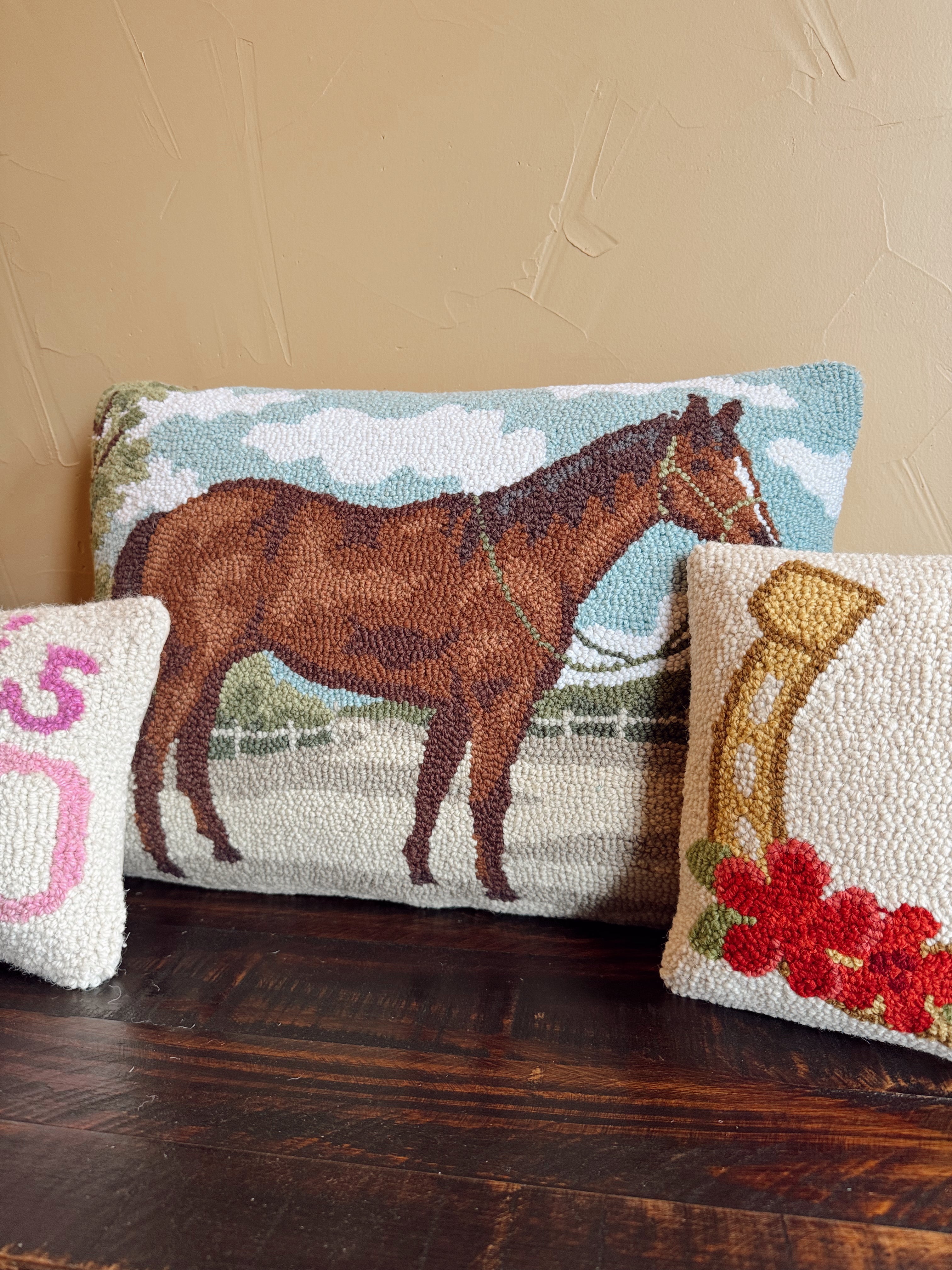 The Horse Hook Pillow