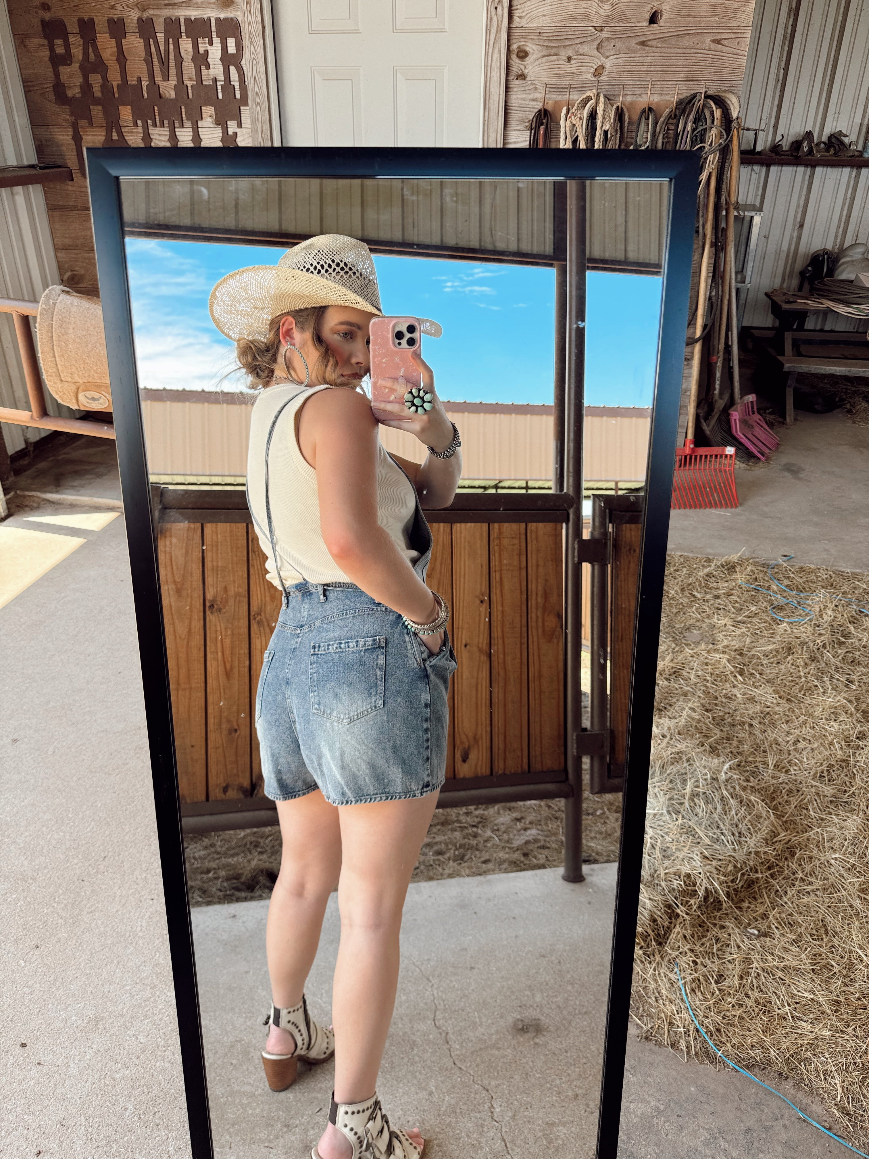 The Durango Denim Romper EXTRA SMALL