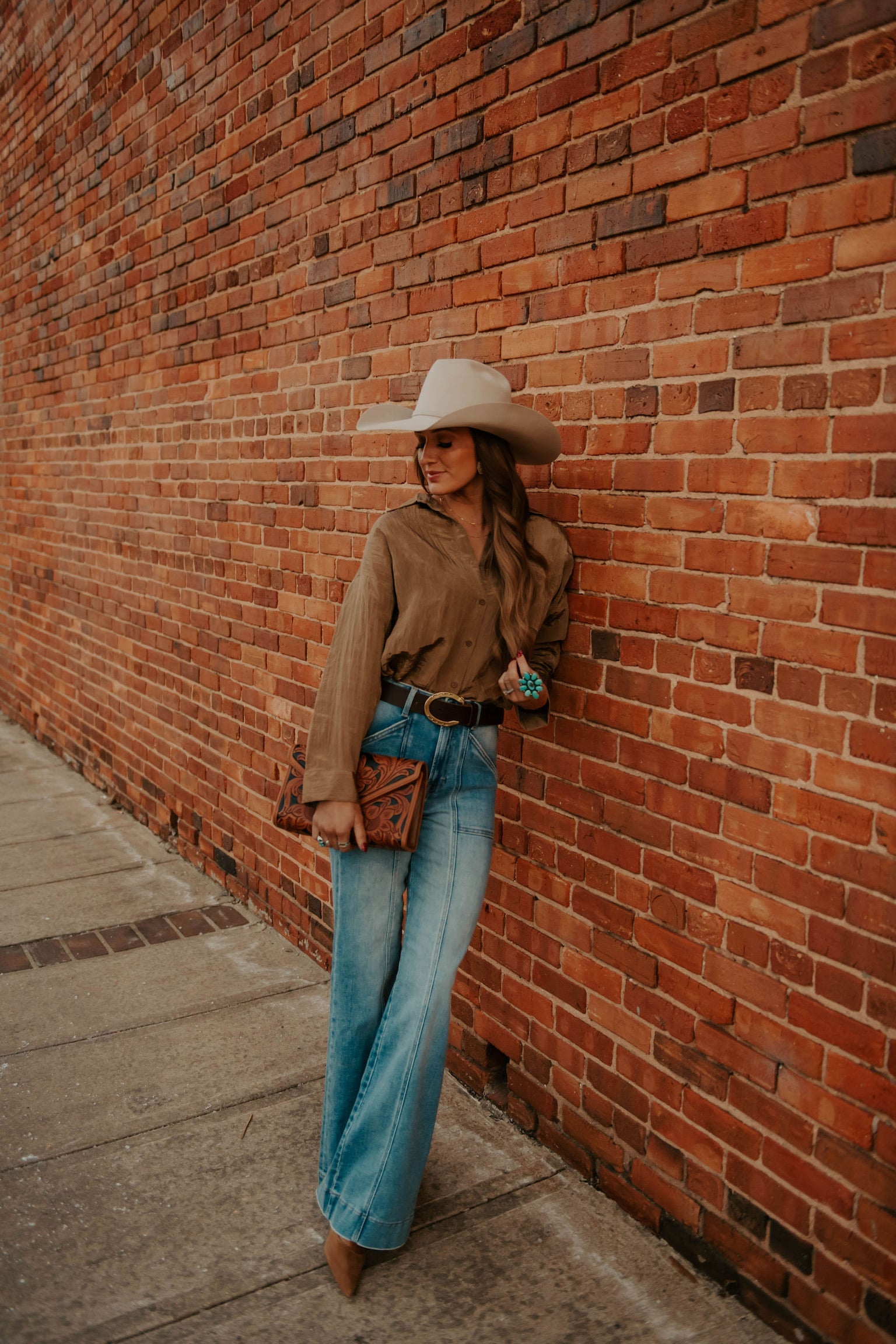 The Tulsa Top in Brown