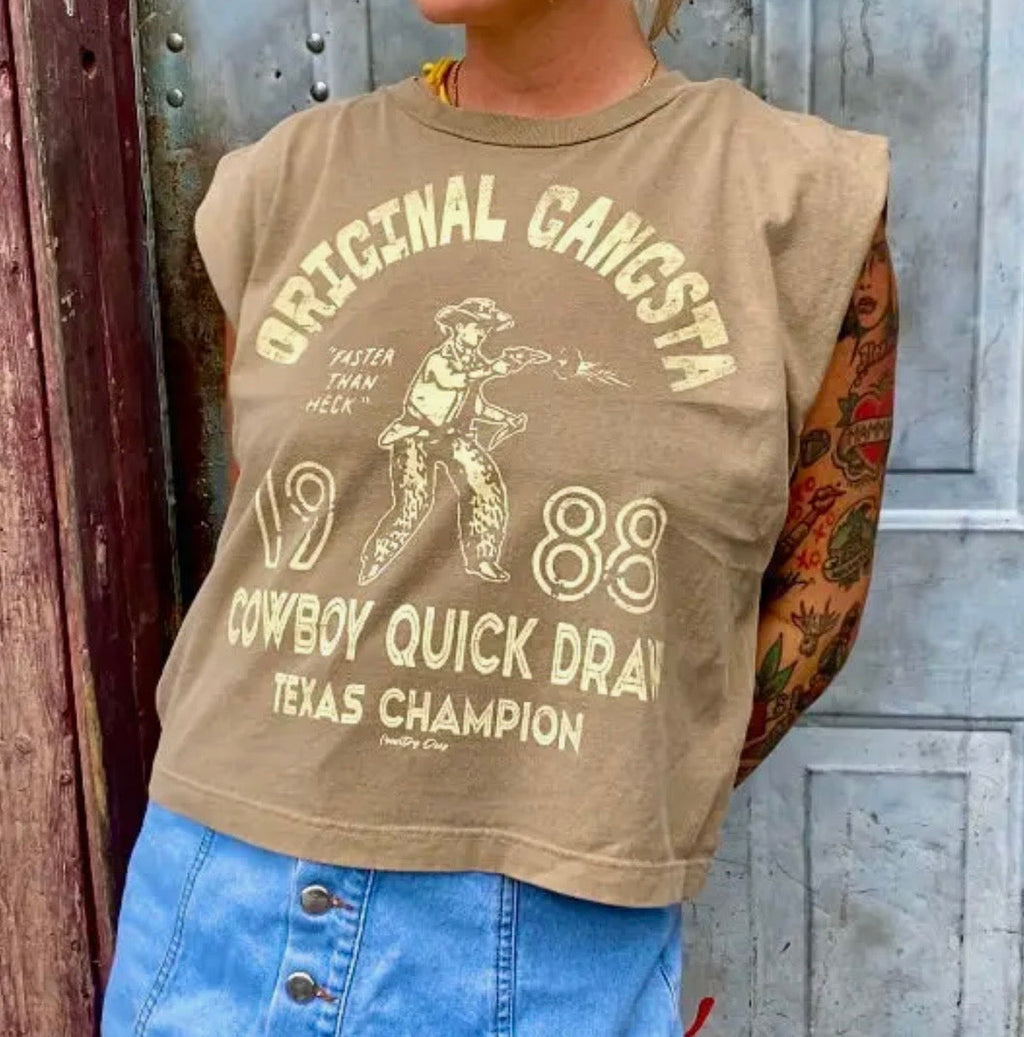 The Original G Cowboy Muscle Tee