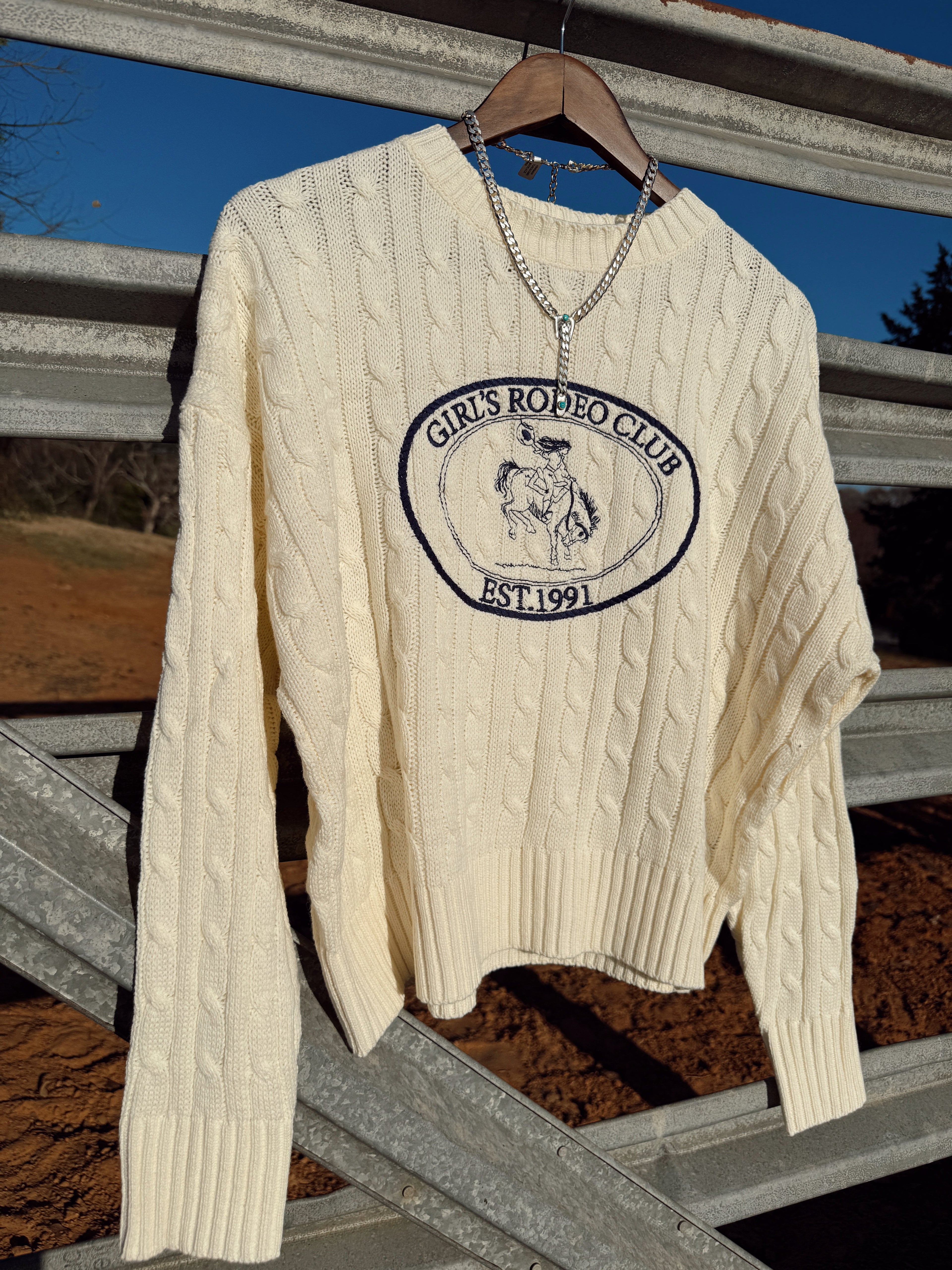 The Cable Knit Rodeo Top