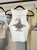 Cowboy Mallard Cropped Tank