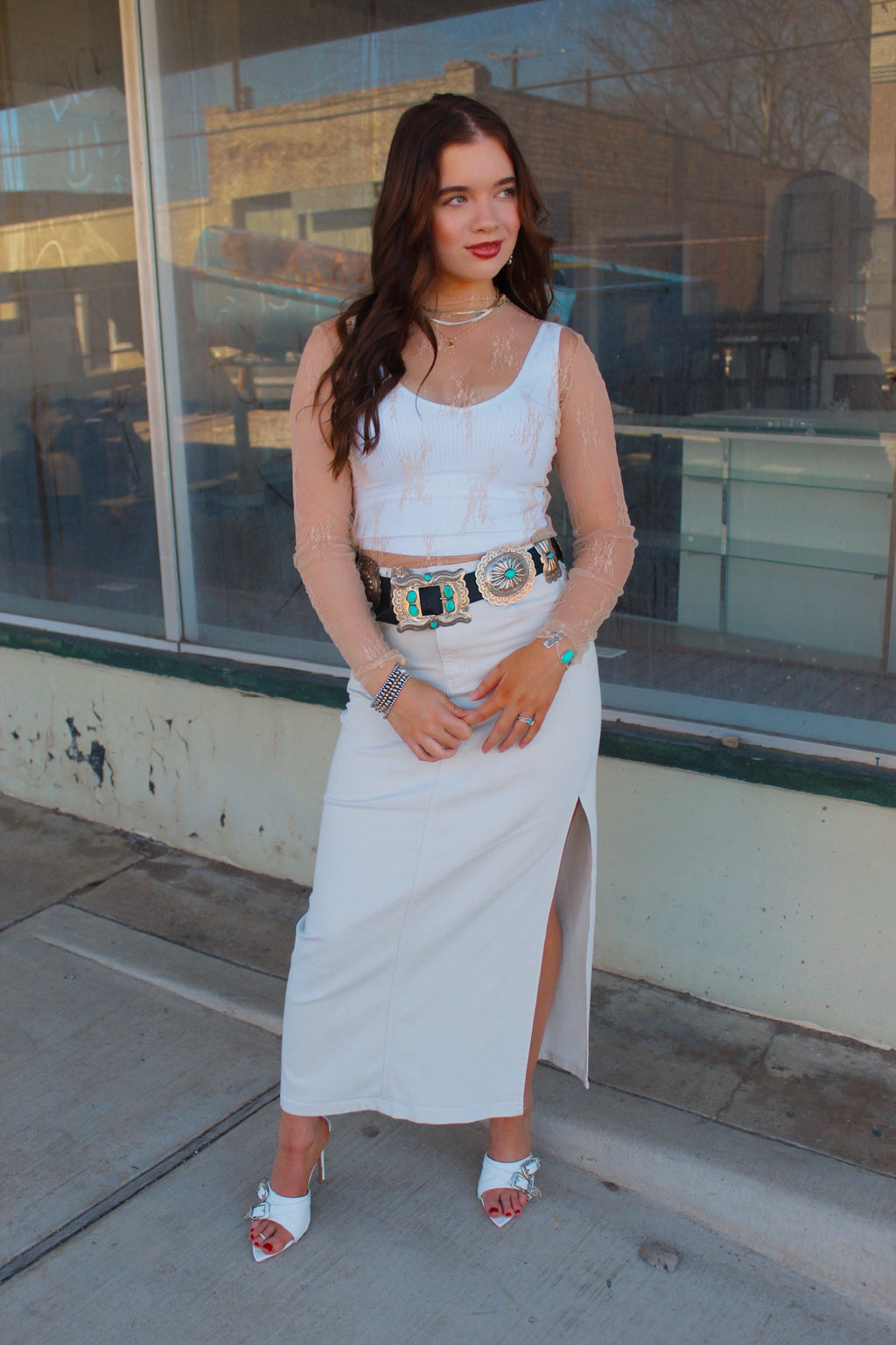 The Peyton Denim Skirt