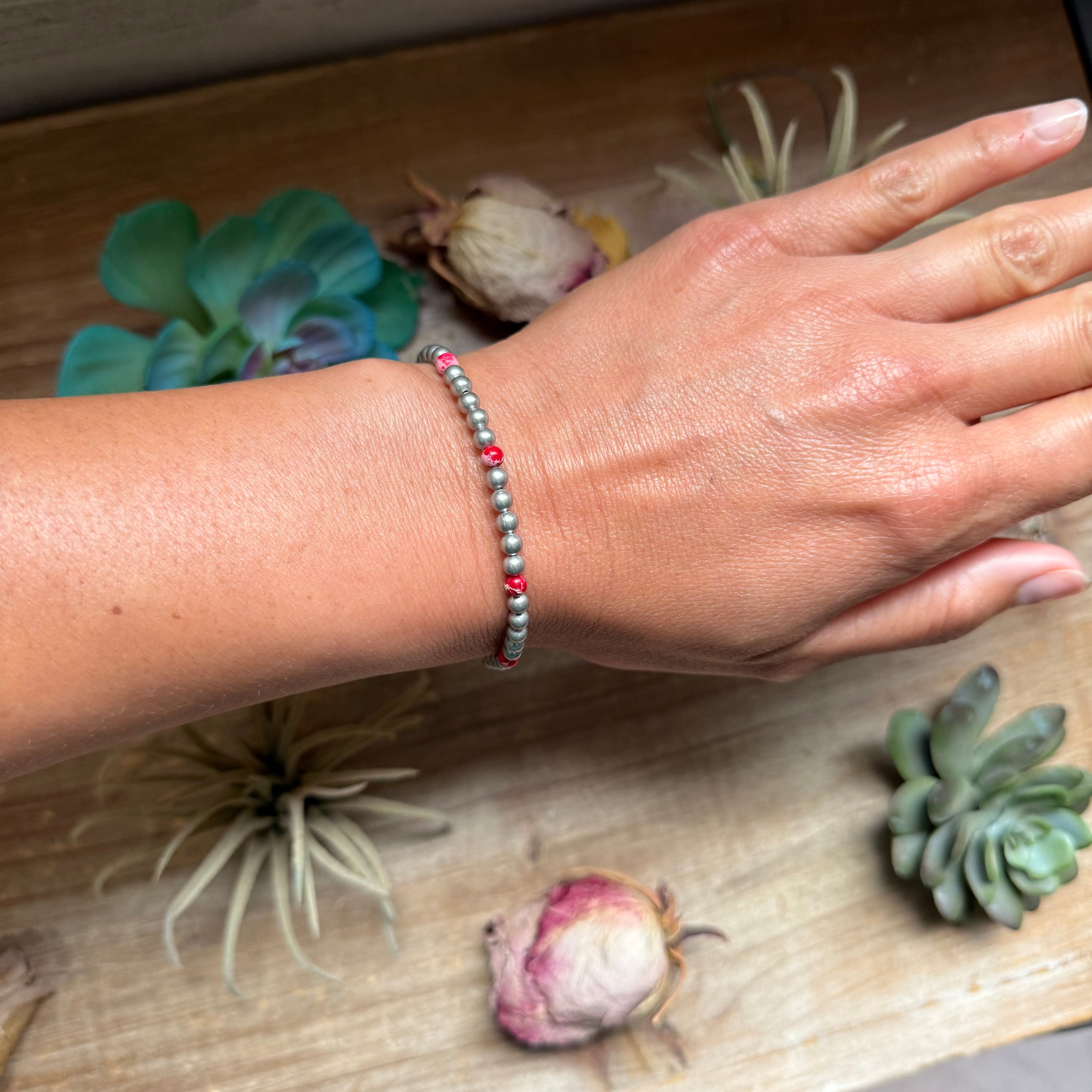 Silver plated bracelets