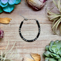 Black Onyx & Sterling Silver Bracelet – 6 1/4"  – 5mm