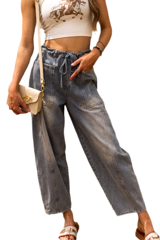 The Sariah Barrel Jean