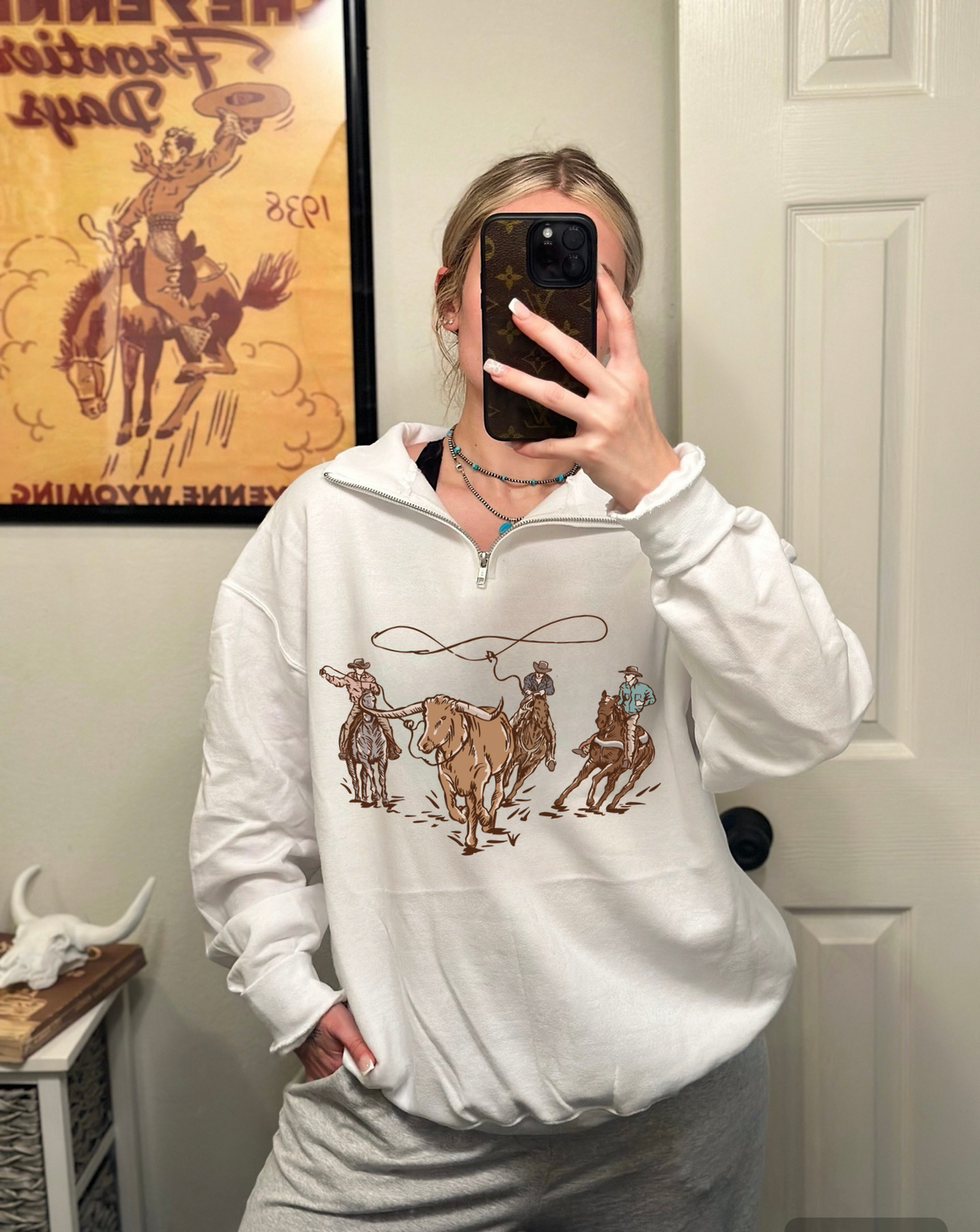 Wild Cowboys Quarter Zip