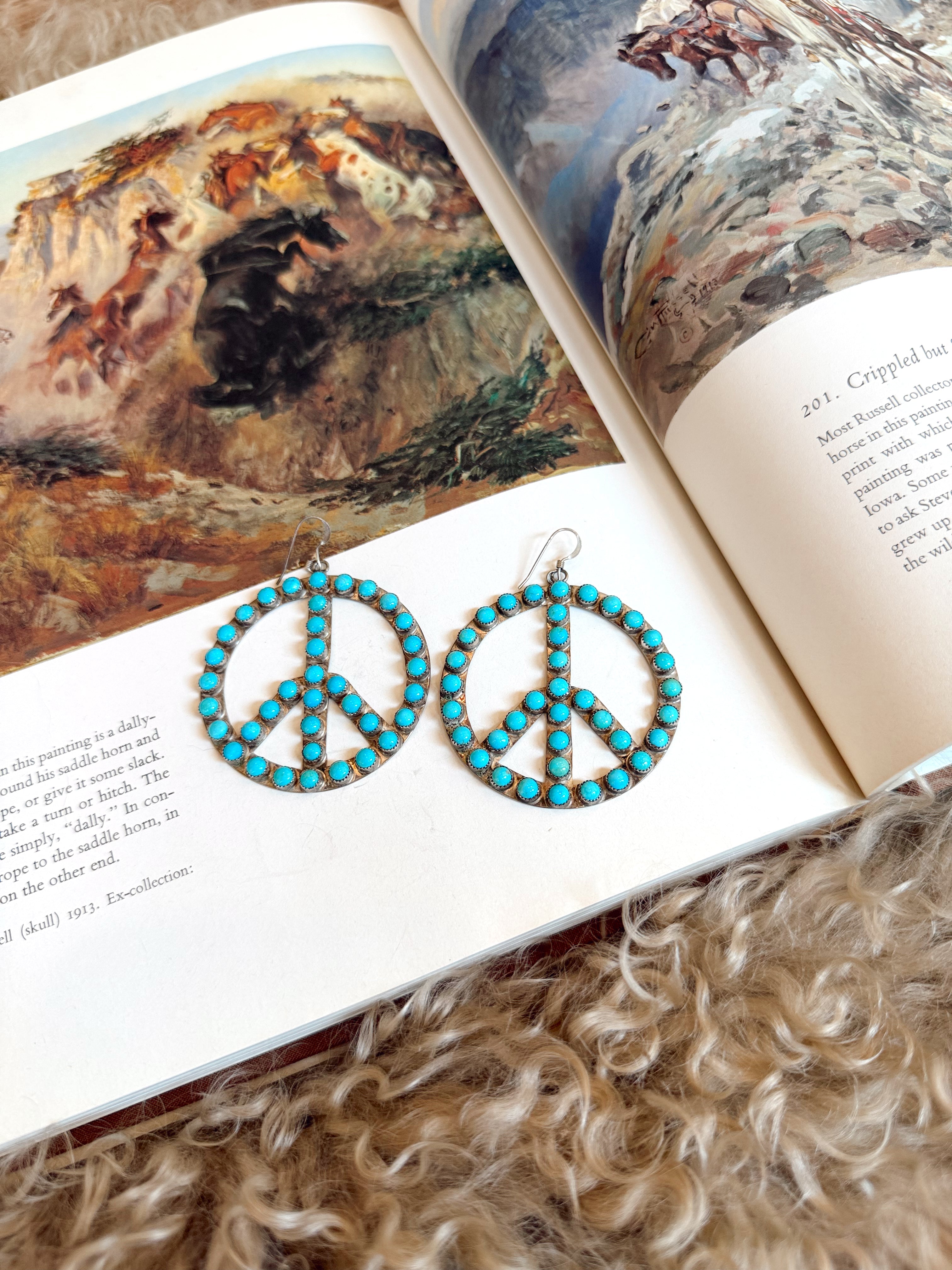The Peace Sign Earrings