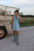 The Dobbs Denim Dress in Light Wash