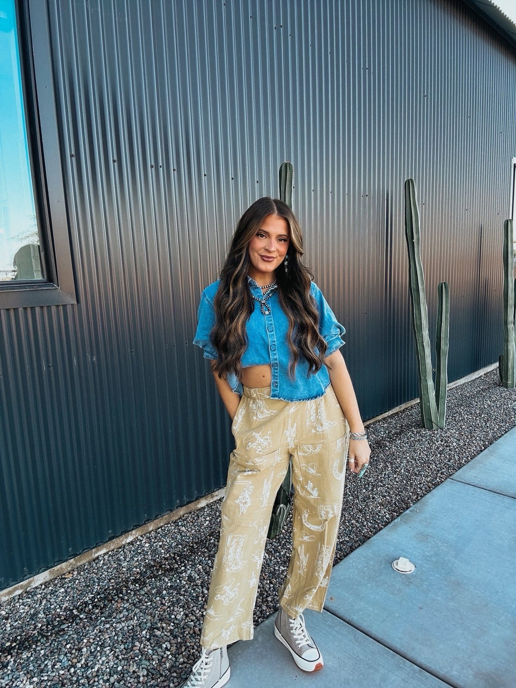 The Western Pants - Tan