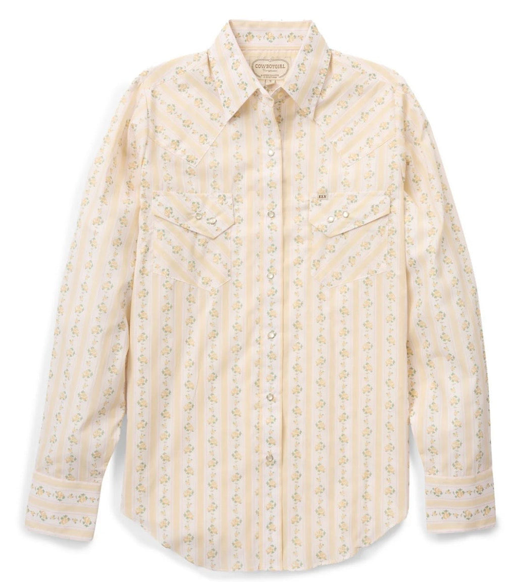 The Cowboygirl Buttermilk Rose Granddaddy Snap Shirt