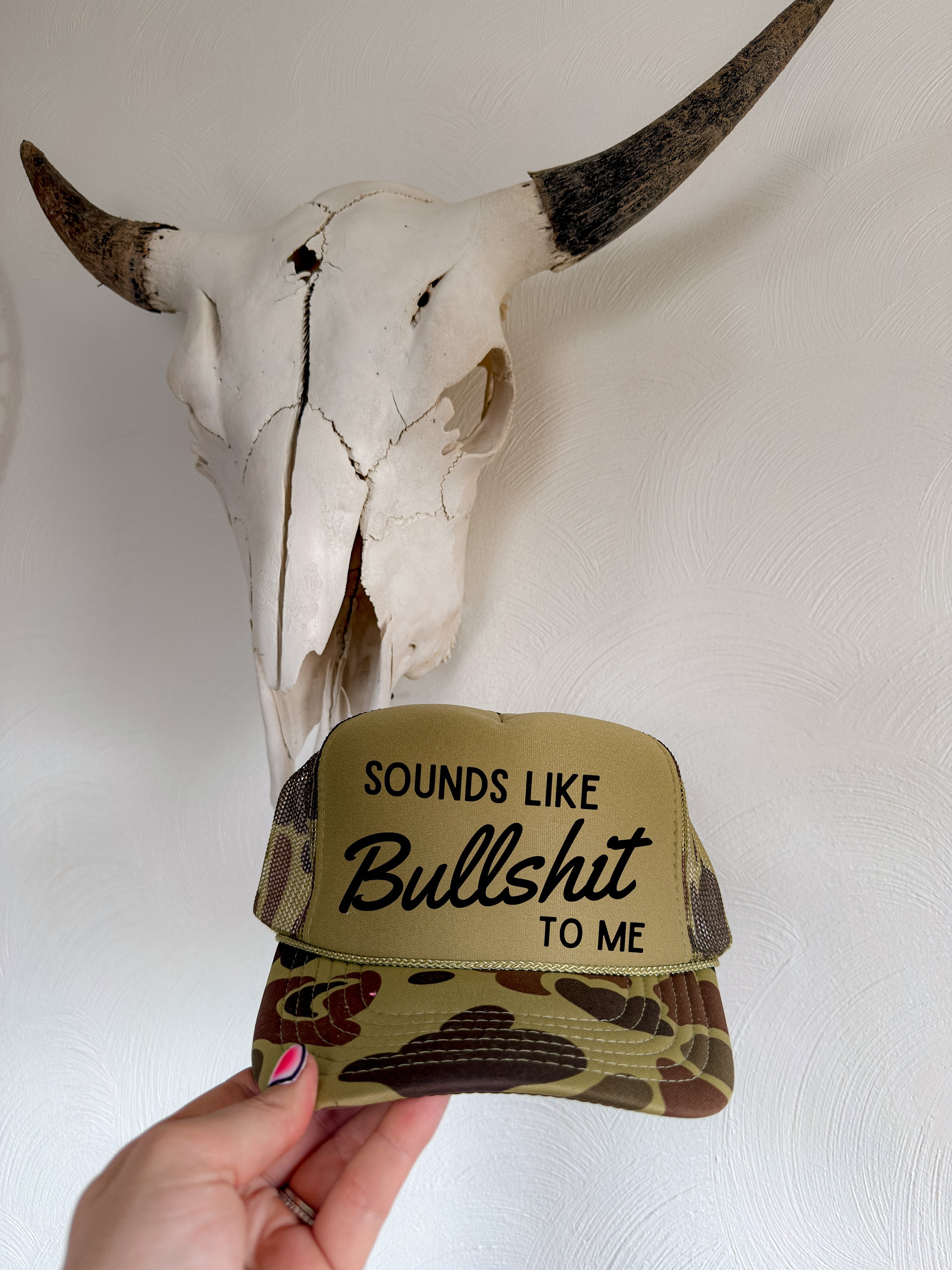 SOUNDS LIKE BS CAP: GREEN CAMO