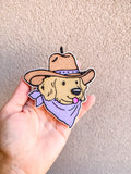 Cowboy Puppy Freshie