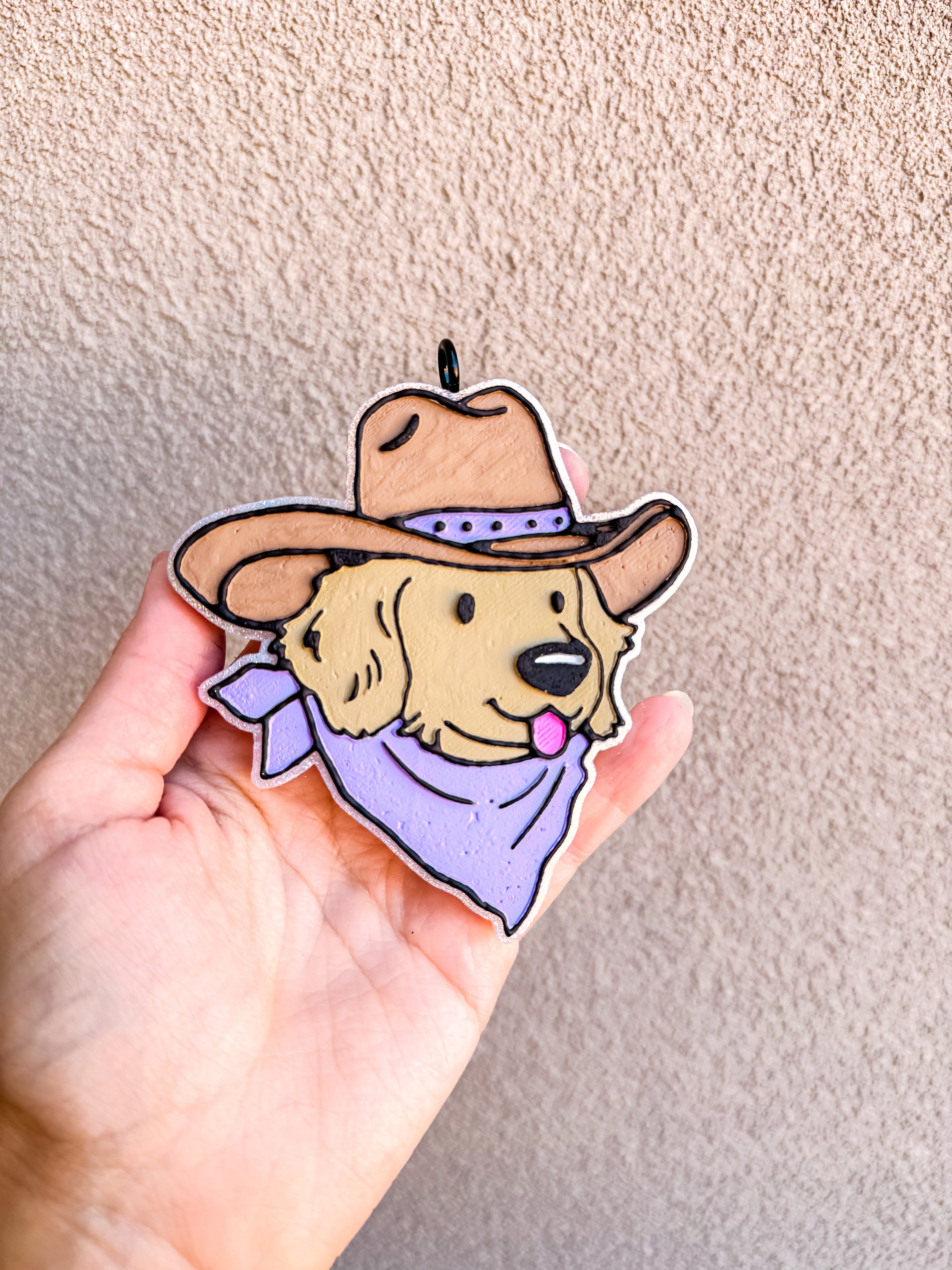 Cowboy Puppy Freshie