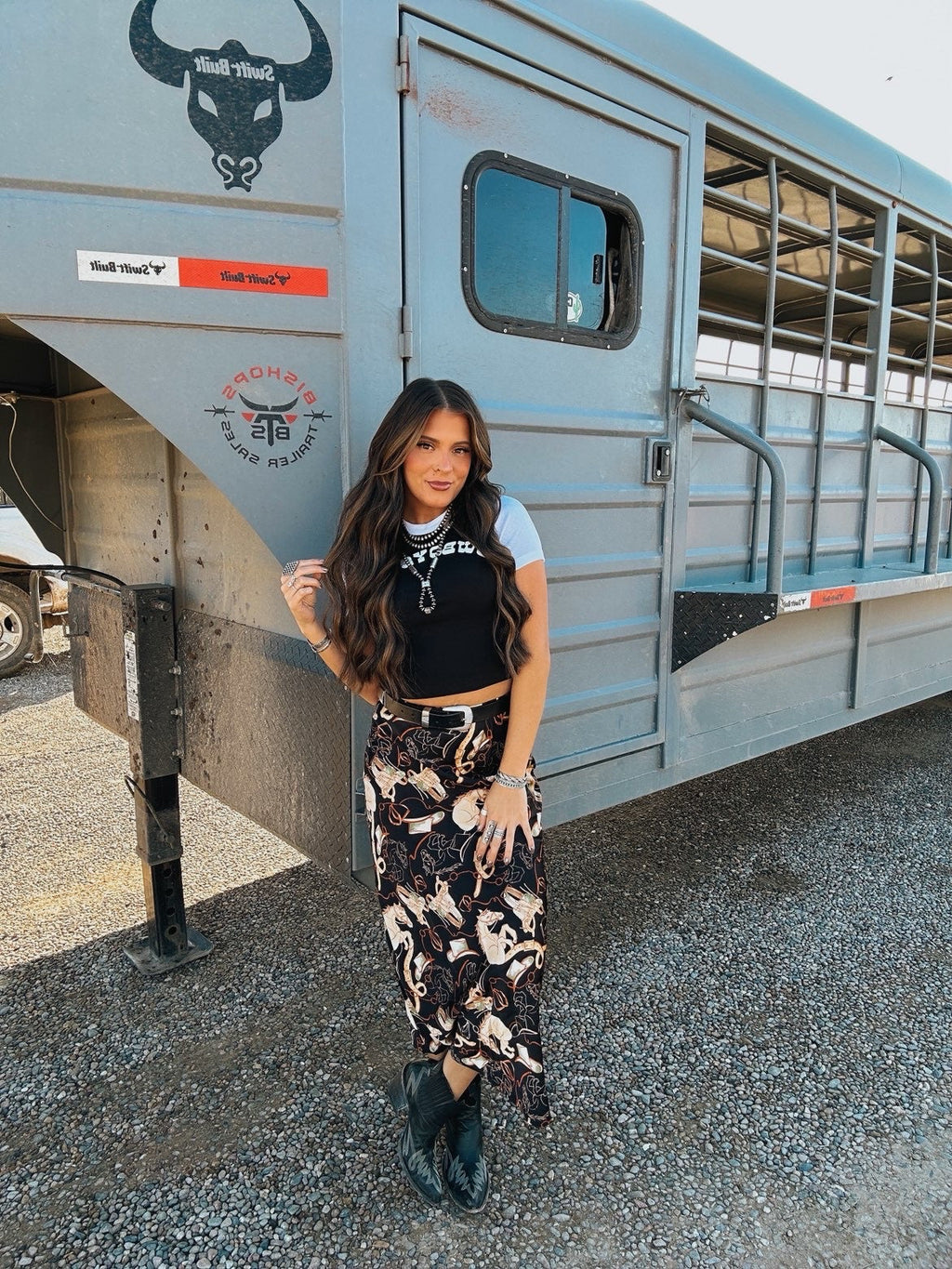 The Gina Western Skirt