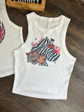 Stay Wild Cropped Tank