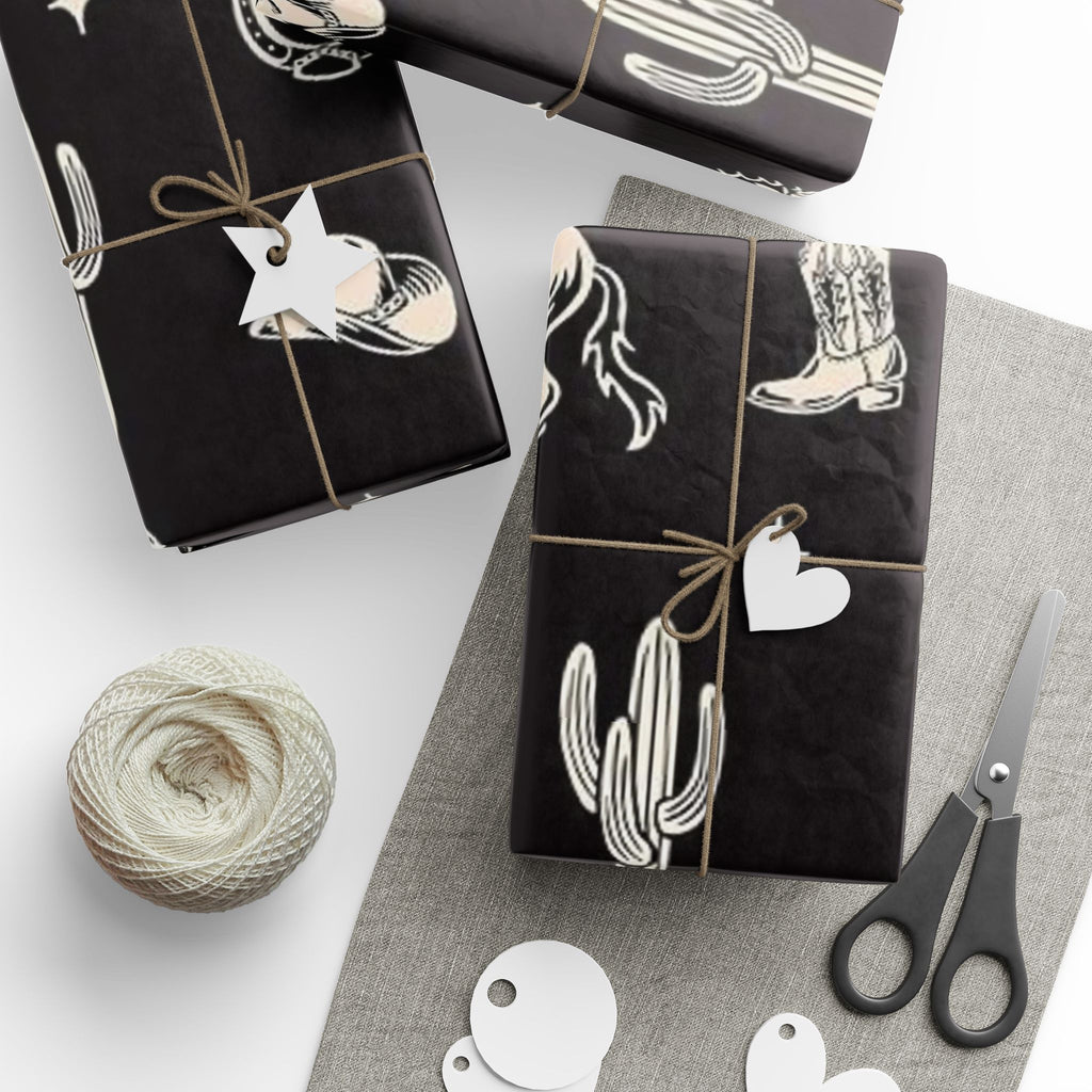 Western Cowboy Wrapping Paper