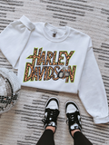 Leopard Harley TEE or CREWNECK