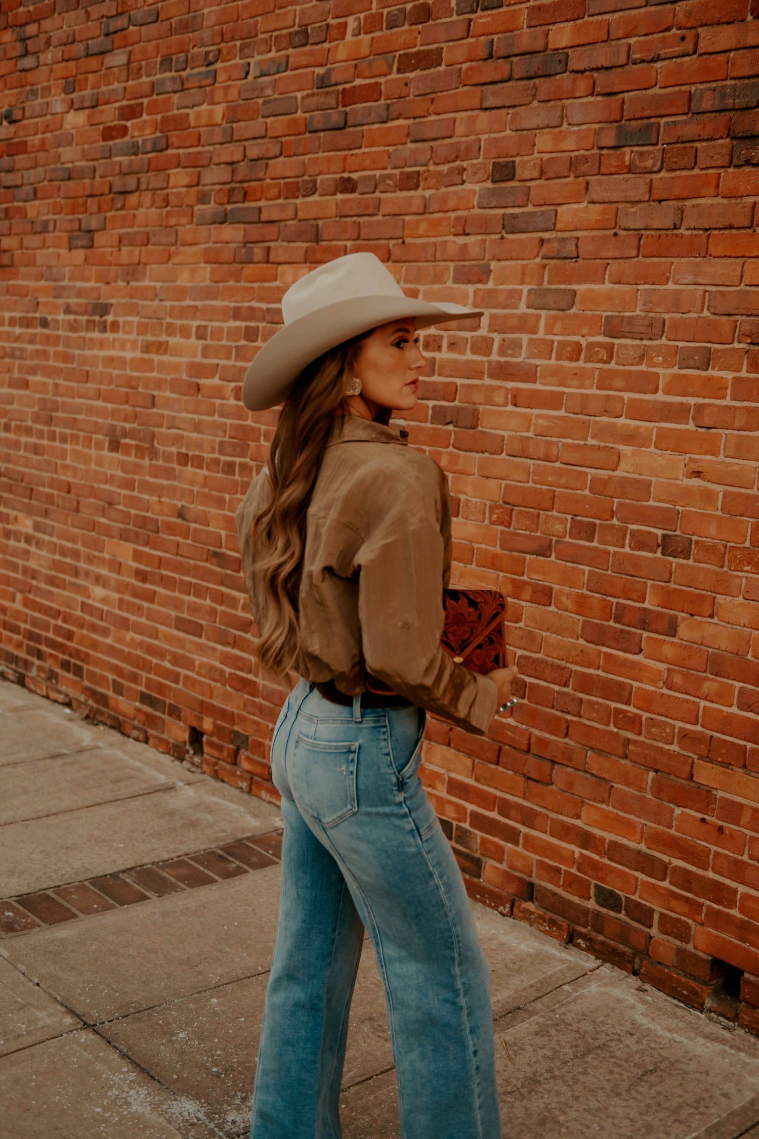 The Tulsa Top in Brown