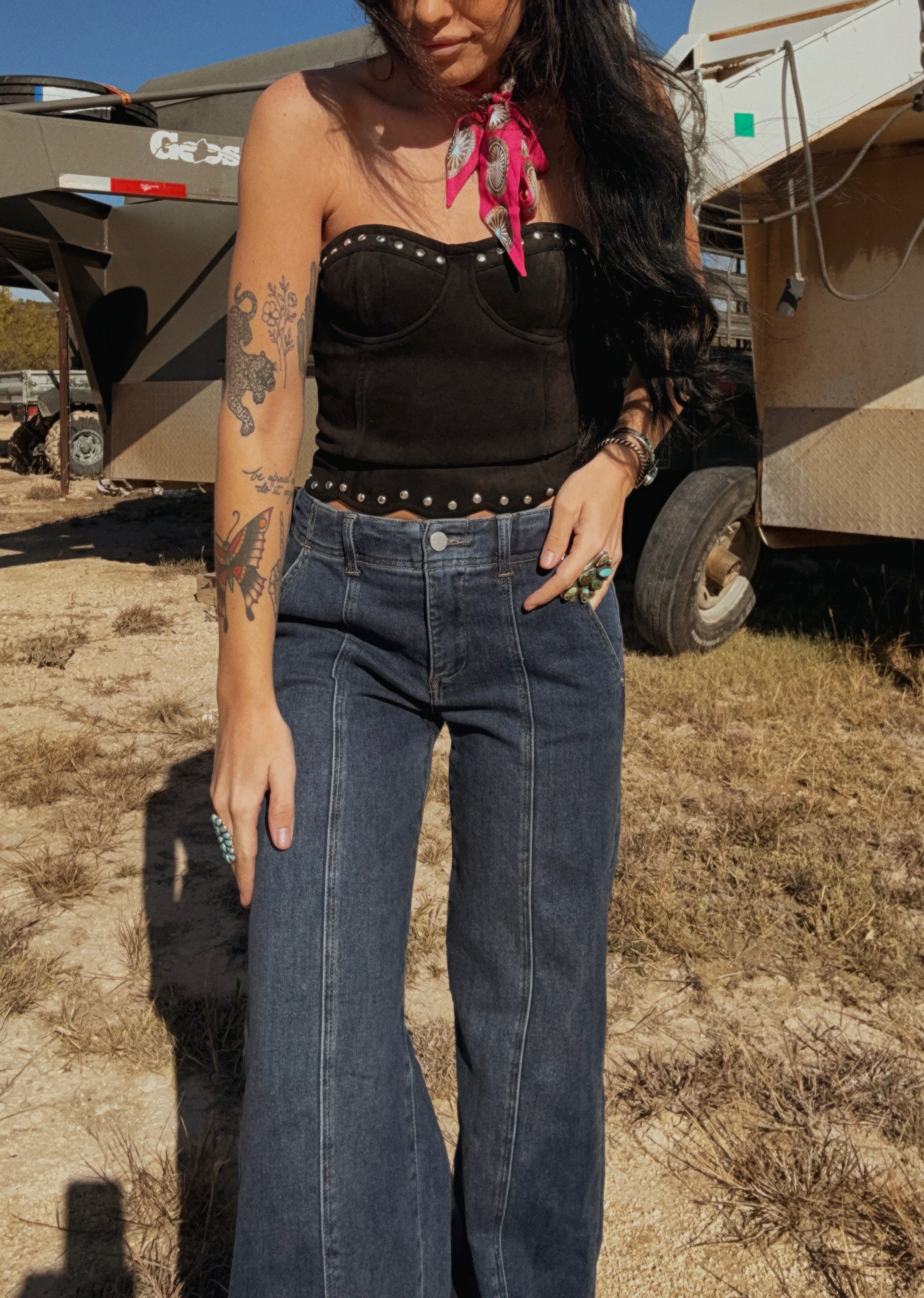 The Suede Top