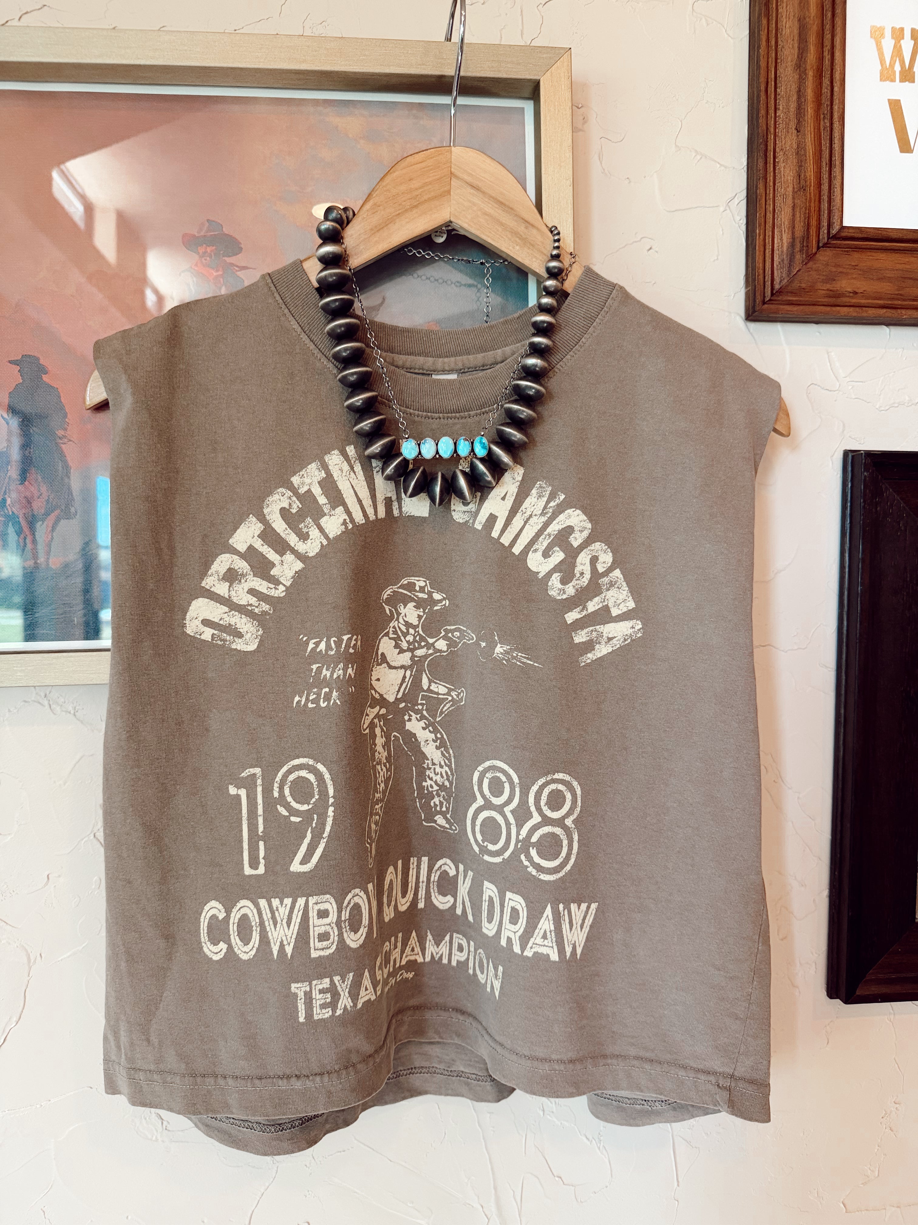 The Original G Cowboy Muscle Tee