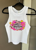 Smiley Face Harley Cropped Tank