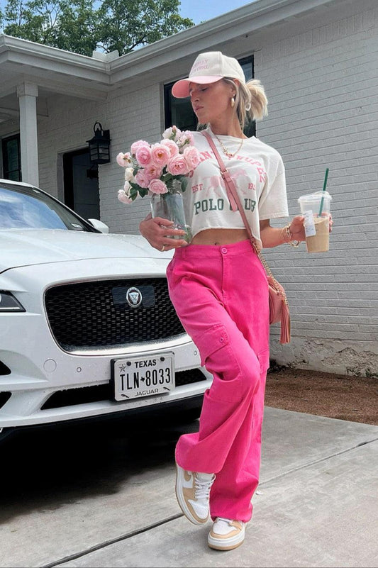 The Alister Pant in Fuchsia