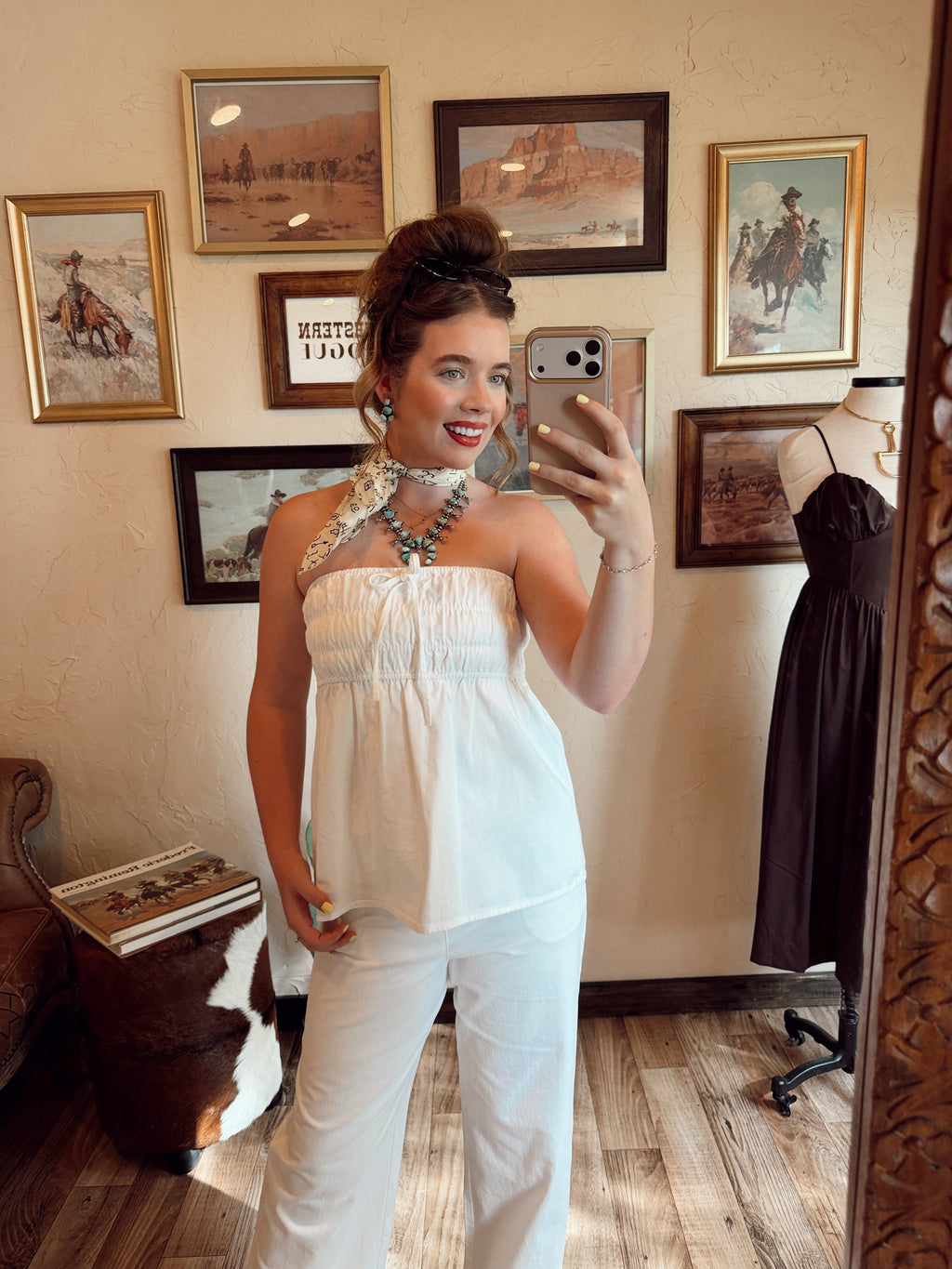 The Banning Denim Pant Set