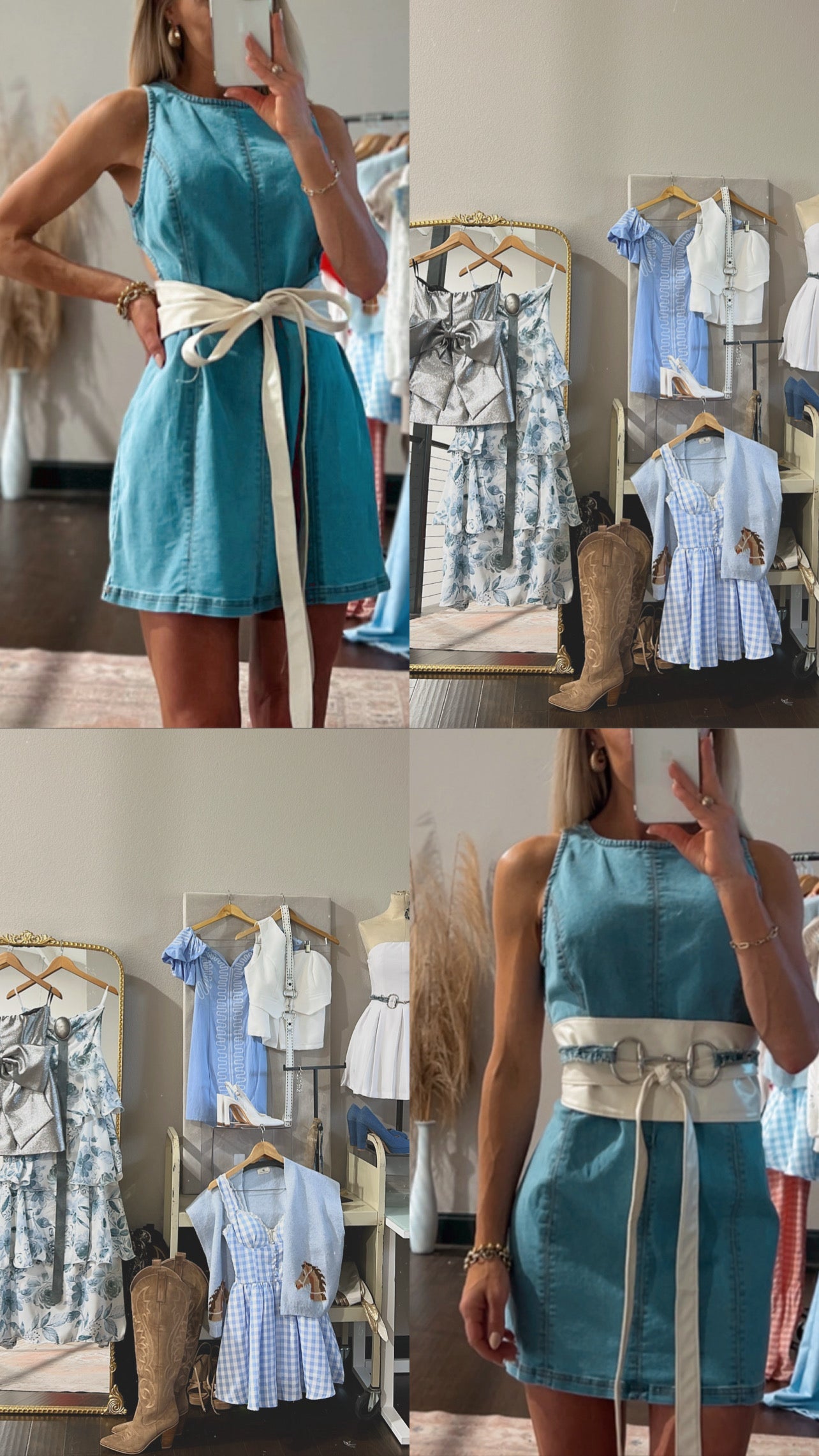 The Luna Denim Dress