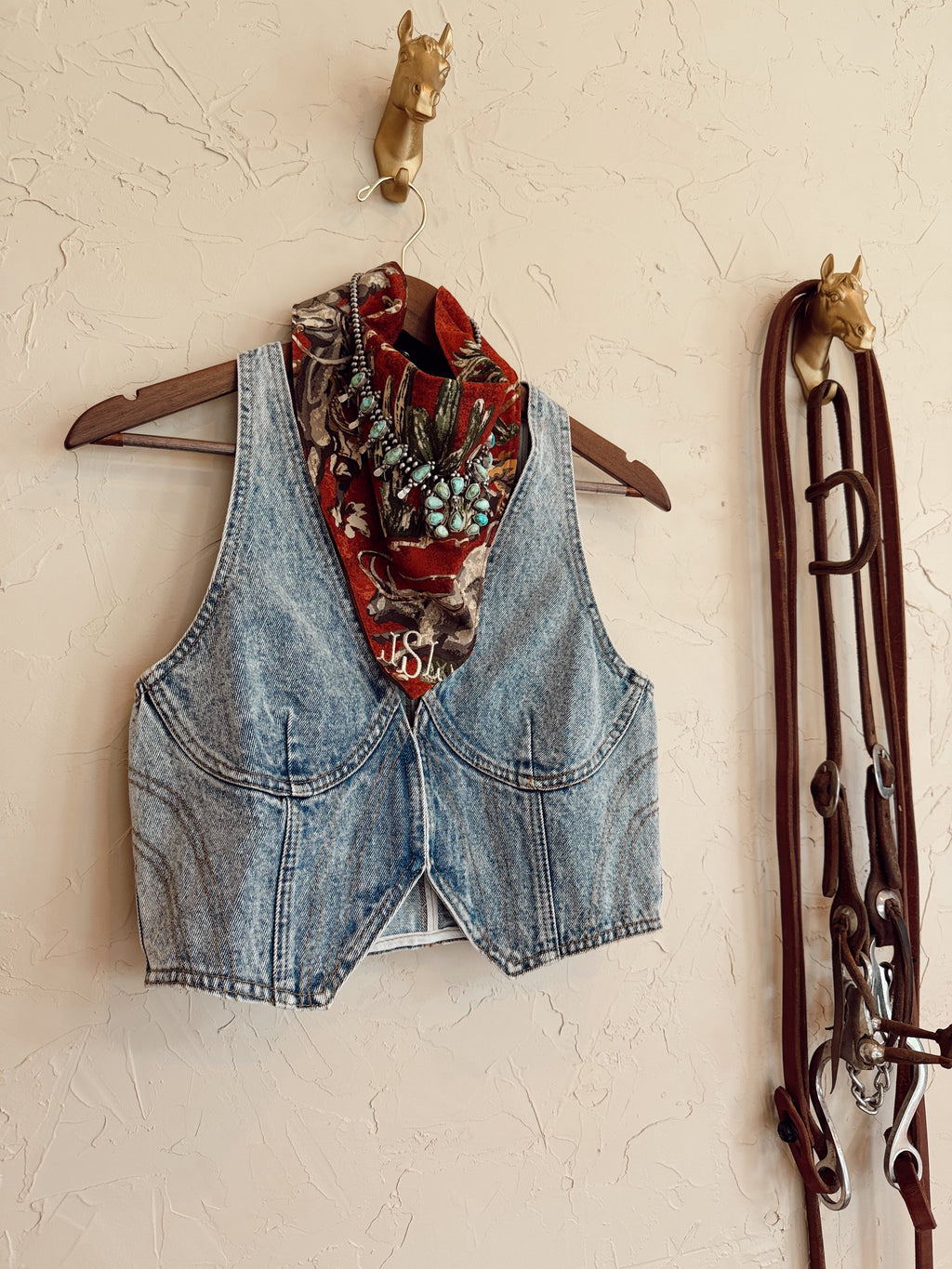The Devan Denim Top