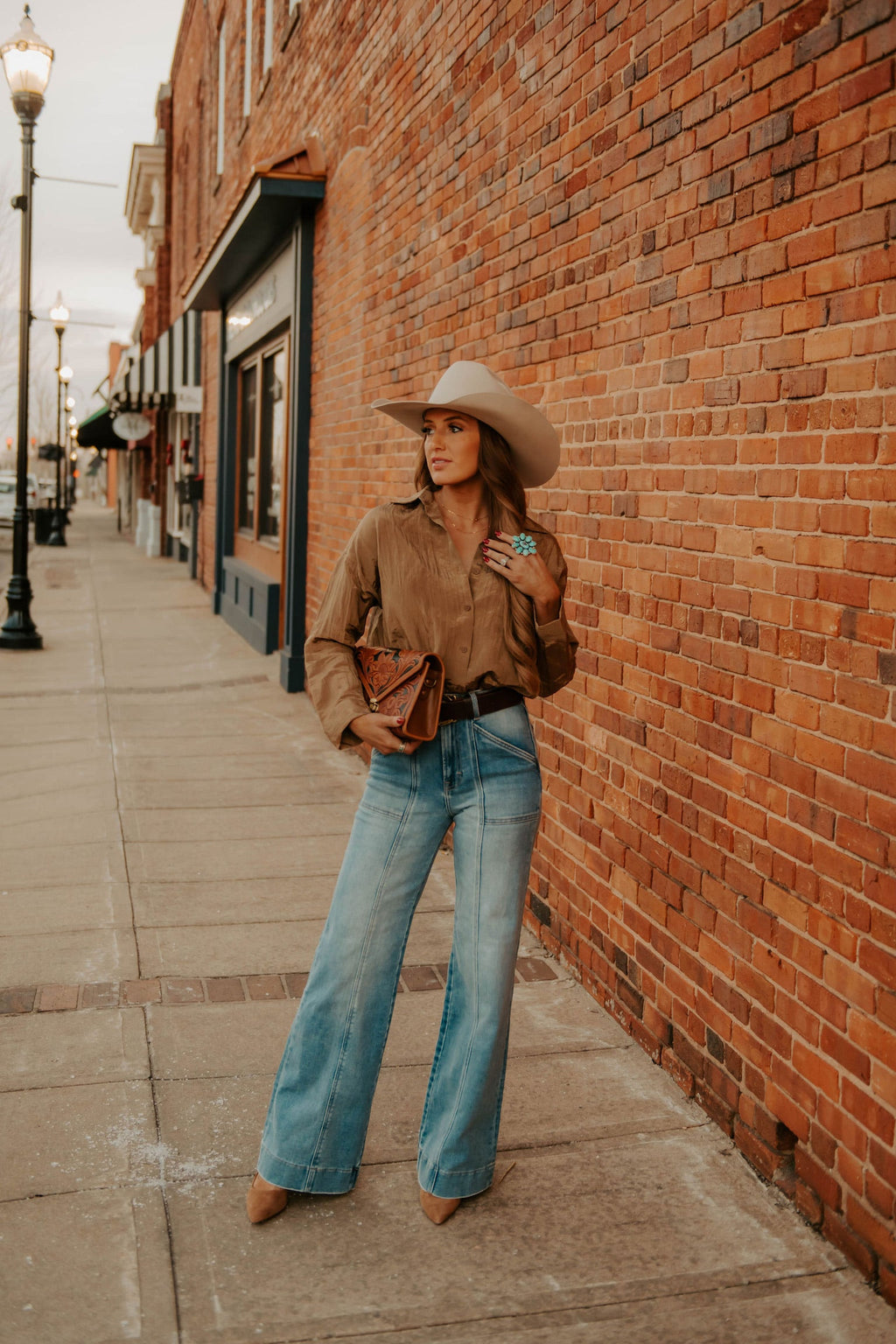 The Tulsa Top in Brown