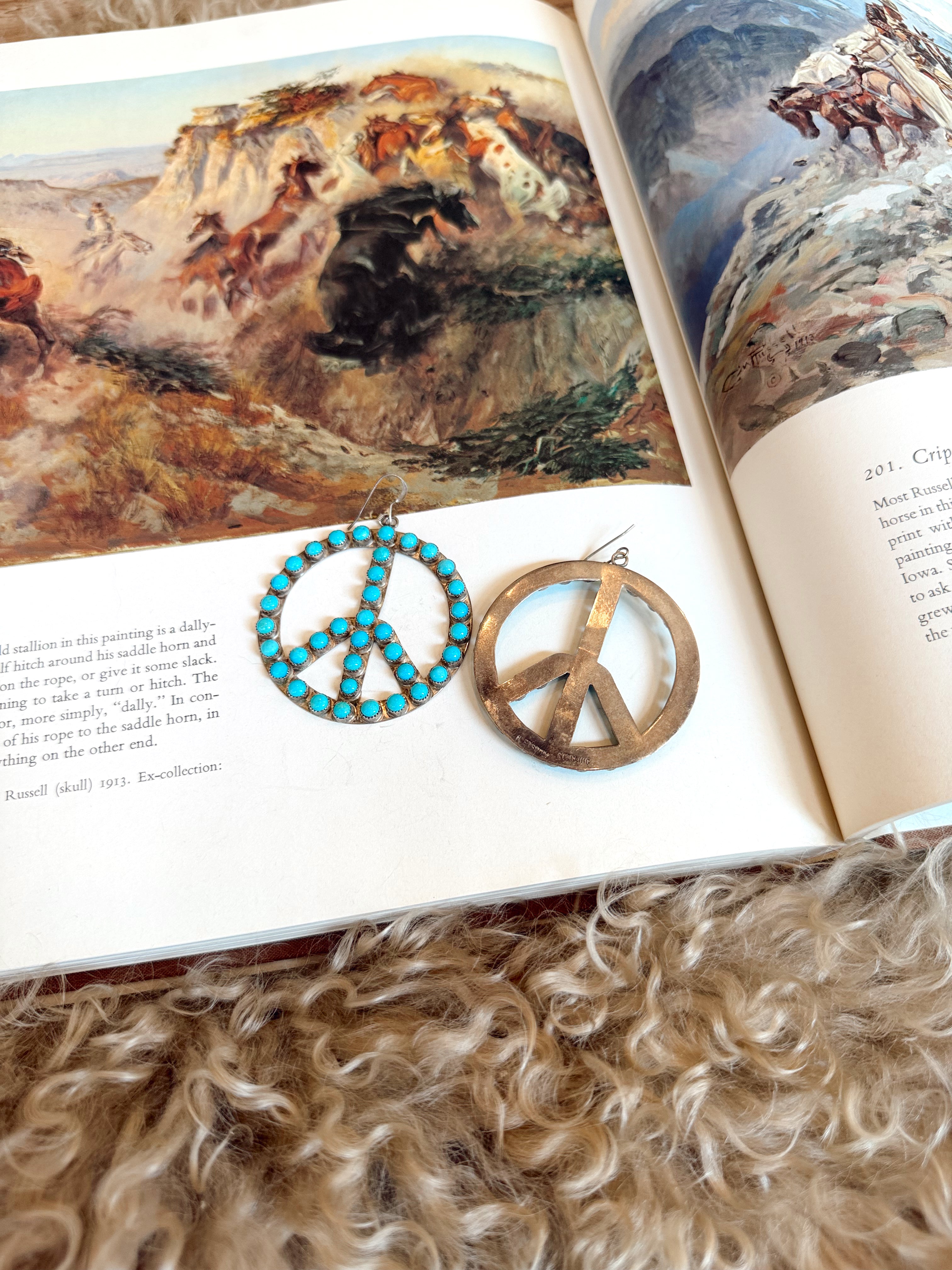 The Peace Sign Earrings