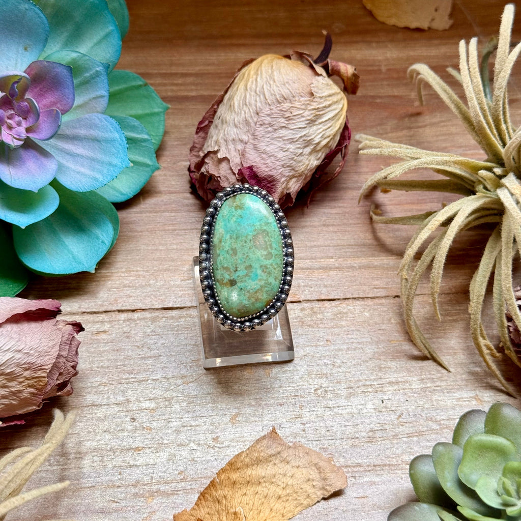 MJ Turquoise Ring – Sterling Silver
