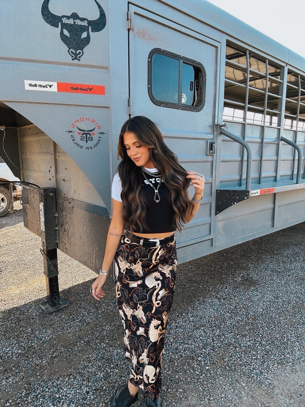 The Gina Western Skirt