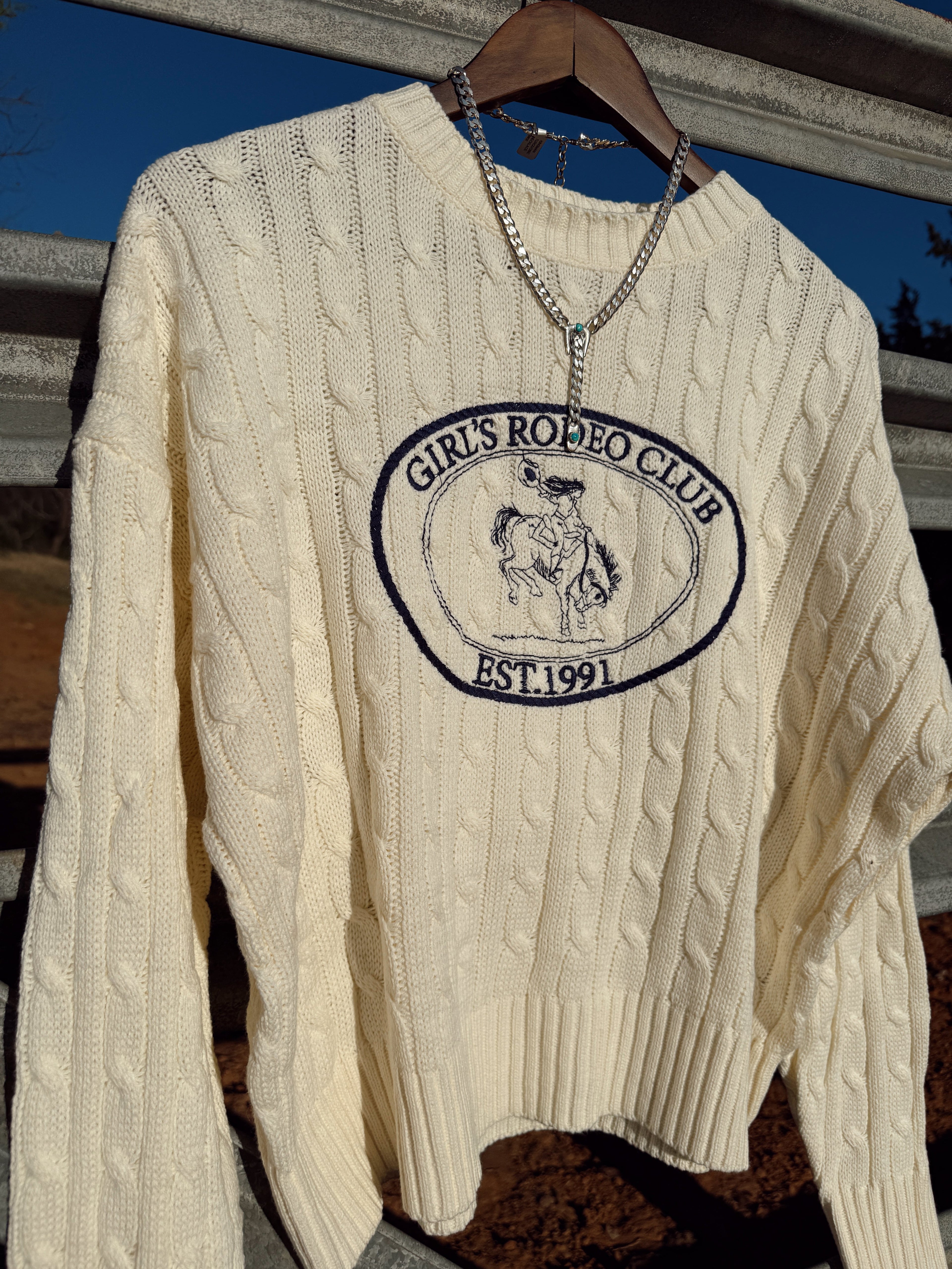 The Cable Knit Rodeo Top