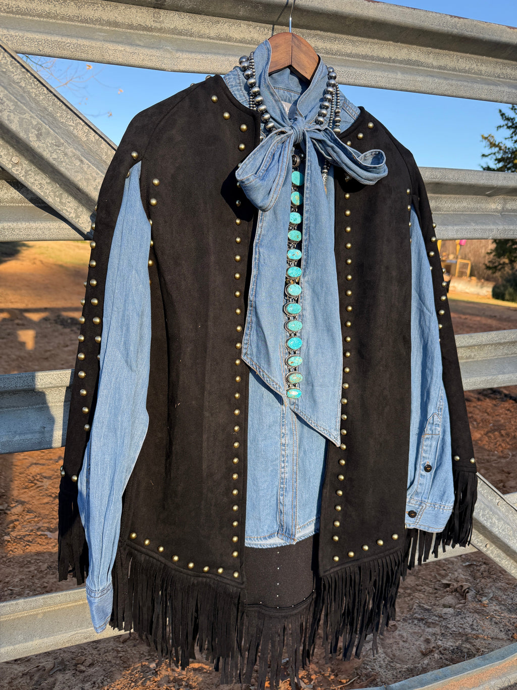 The Denim Tie Top - Best Seller