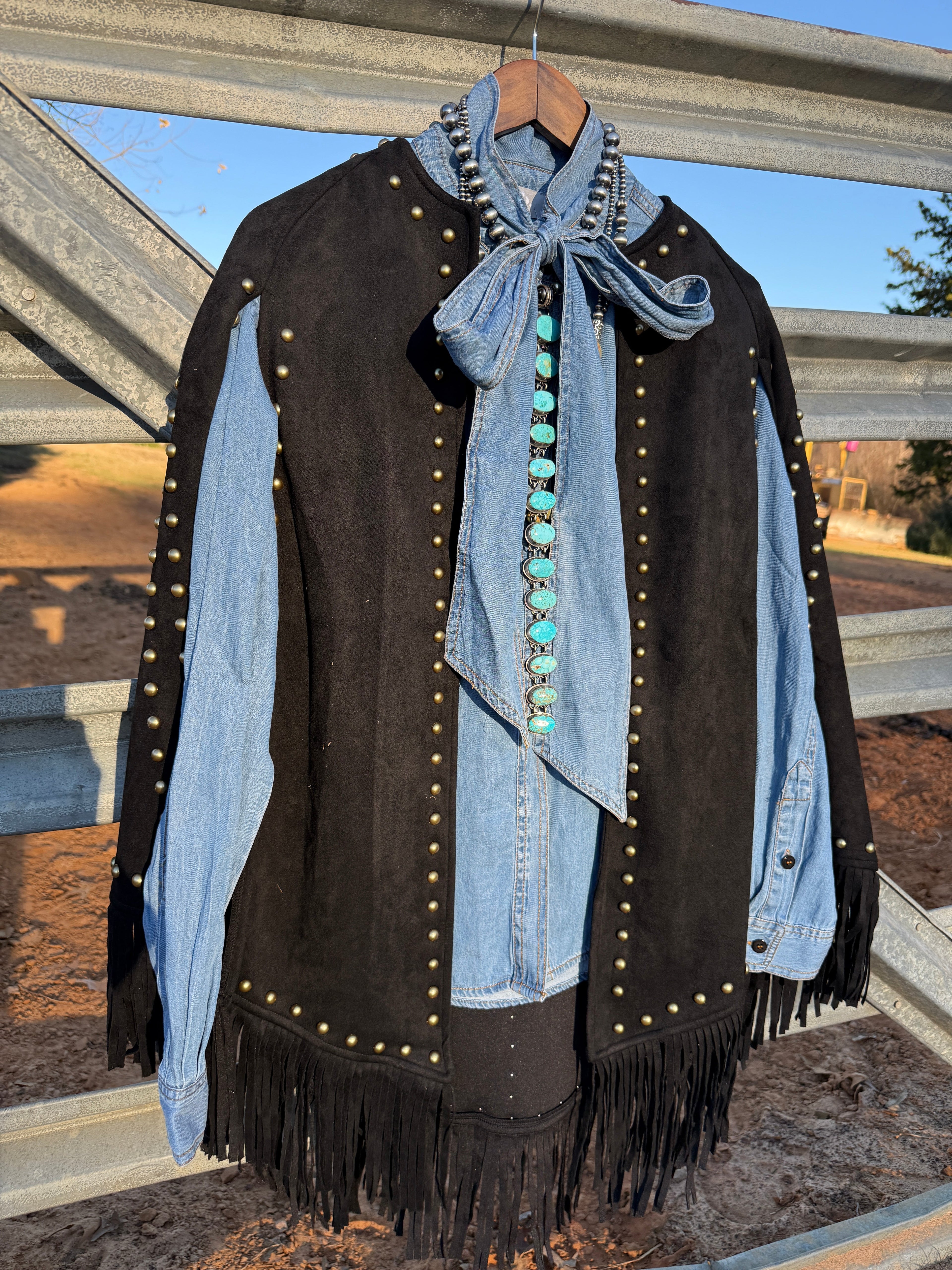 The Denim Tie Top - Best Seller