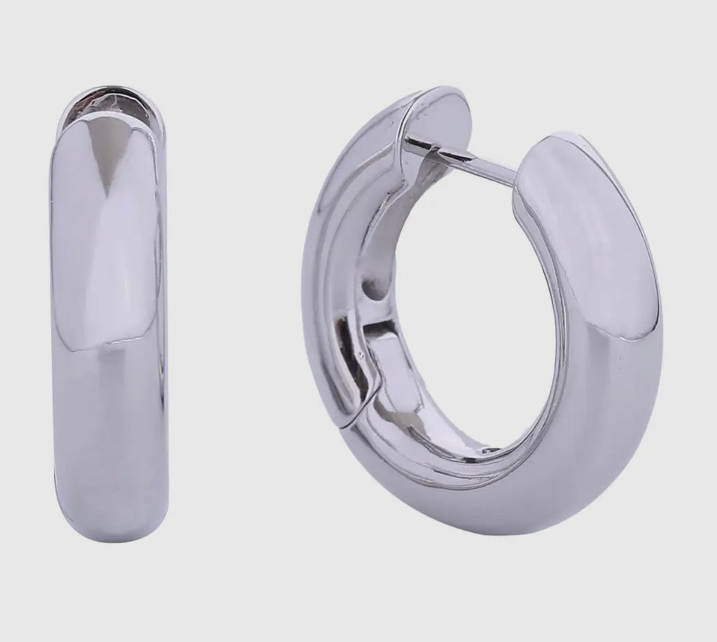 The Chunky Hoop Earrings {GOLD + SILVER}